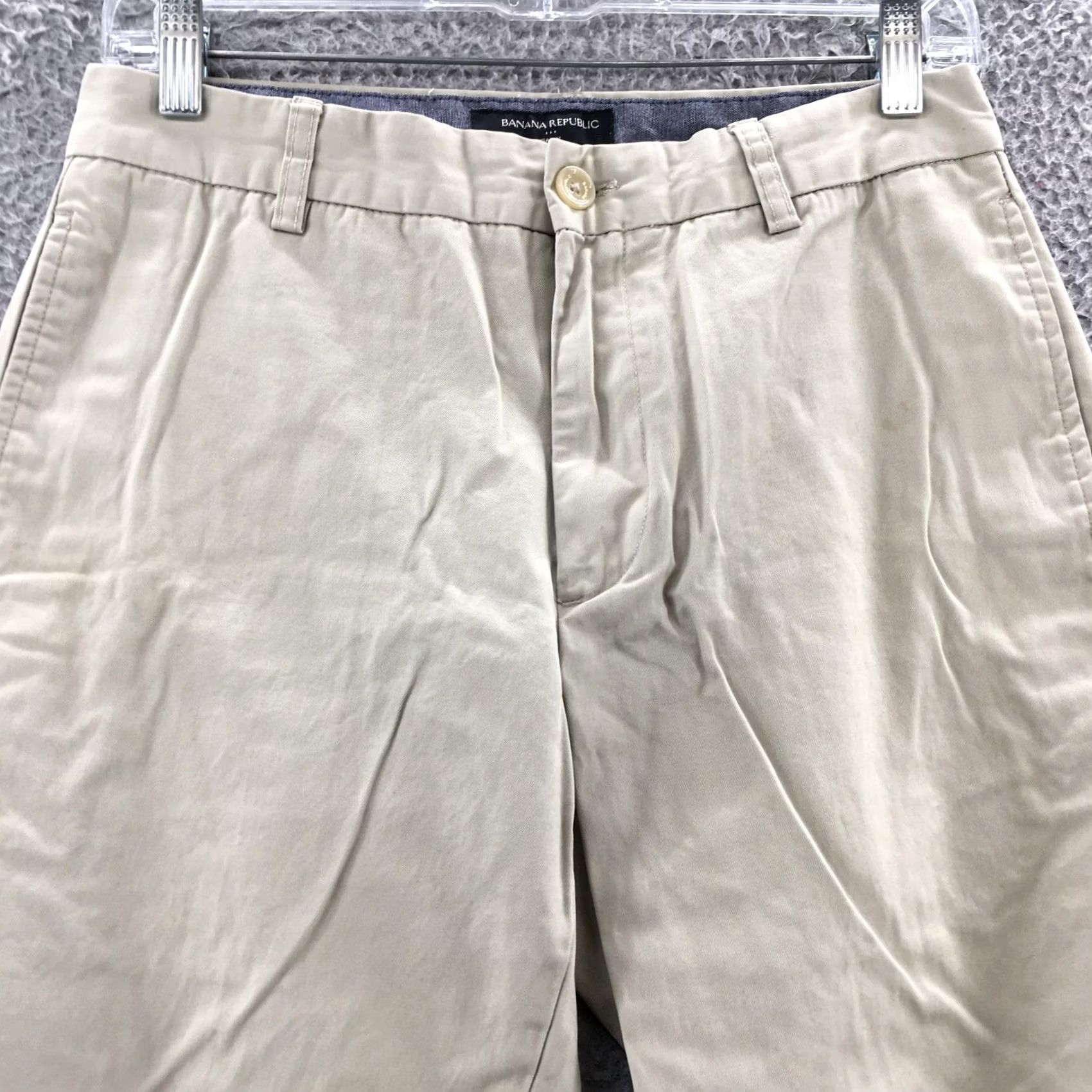 Banana Republic Banana Republic Gavin Chino Pants Men 30x30 Beige Cotton Mid Rise Regular Inseam 29 Chino Pants Mens Beige Cotton Vintage: No Size US 30 / EU 46 - 2 Thumbnail