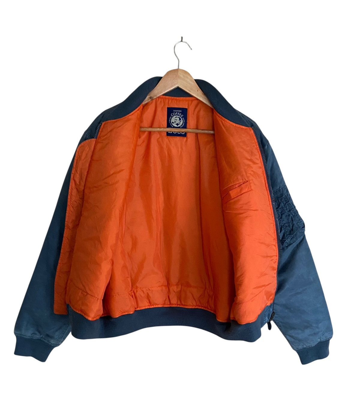 Vintage Vintage Brand Coffee Boss MA-1 Flight Jacket 1990s Size US M / EU 48-50 / 2 - 3 Thumbnail