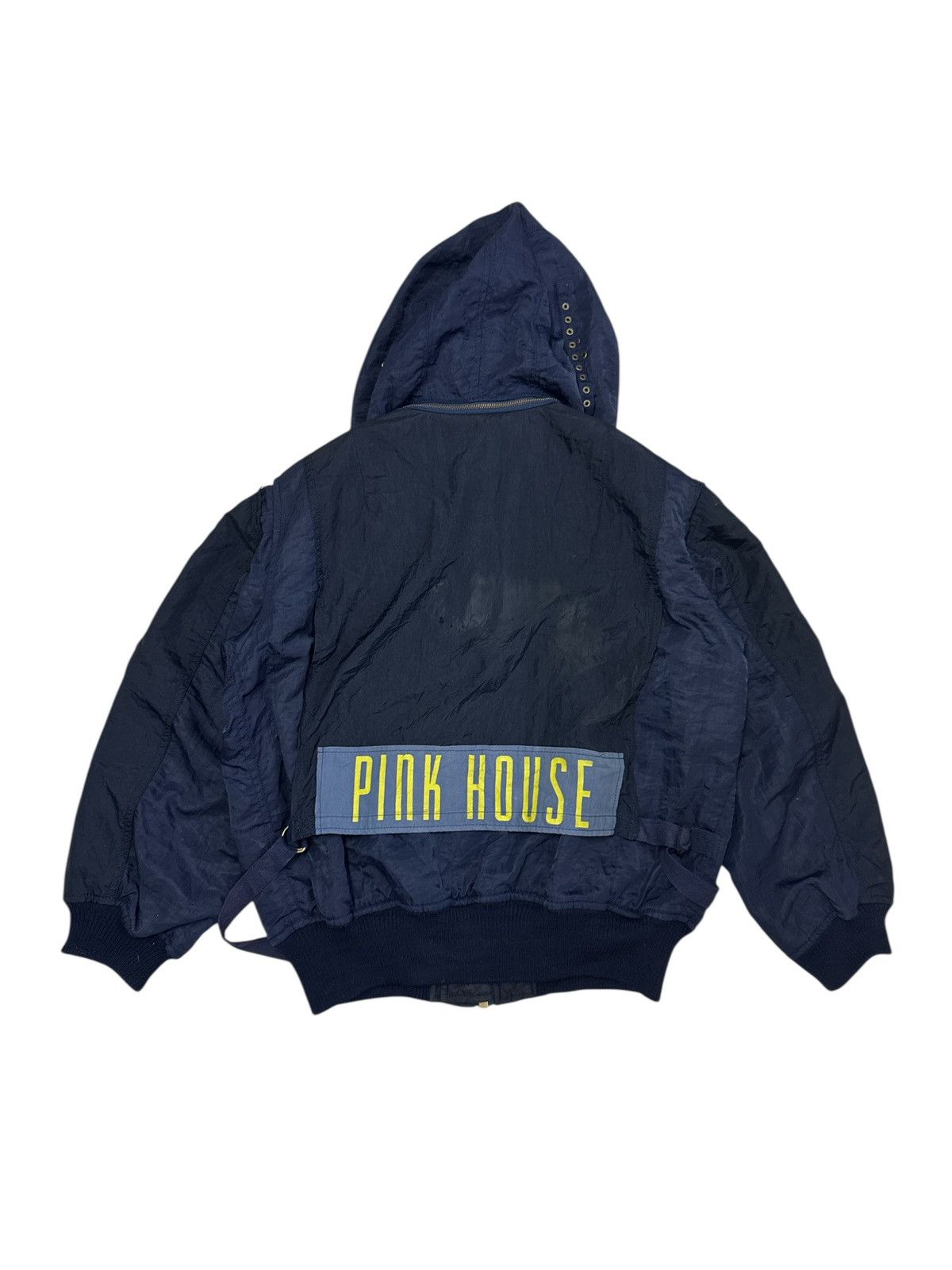 Pink House VINTAGE PINK HOUSE LETTERMAN PATCH BOMBER JACKET Size US M / EU 48-50 / 2 - 2 Thumbnail