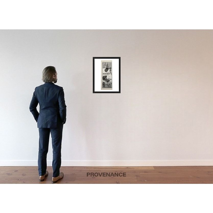 Hermes 🔴 Hermes Antique Vintage Newsprint Ad - SELLIER MAROQUINIER Size ONE SIZE - 7 Thumbnail