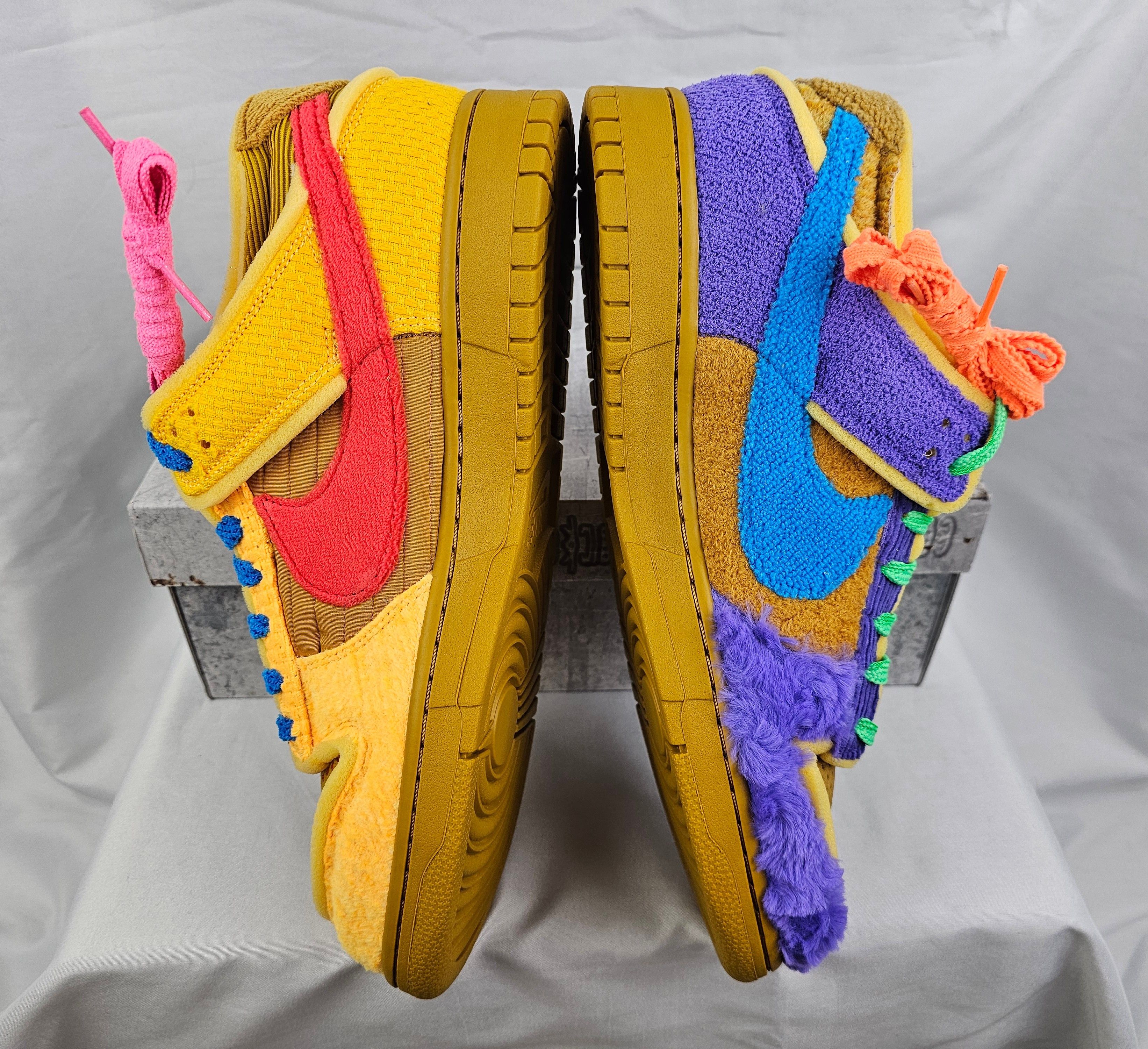 CPFM Nike Dunk Low Swamp Sponge Gold Psychic Purple NEW