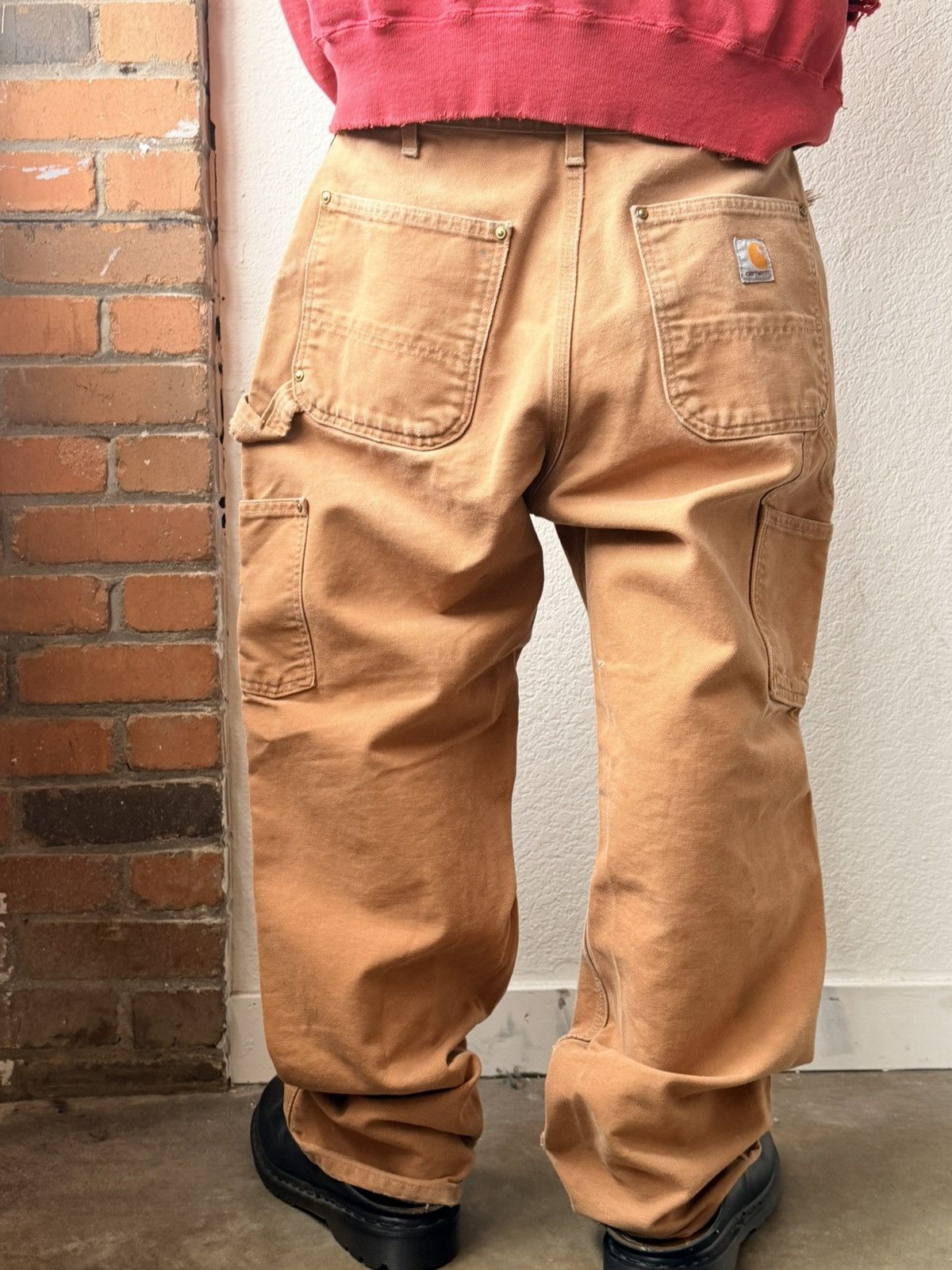 Carhartt Carhartt Thrashed And Distressed Double Knees Size US 33 - 3 Thumbnail