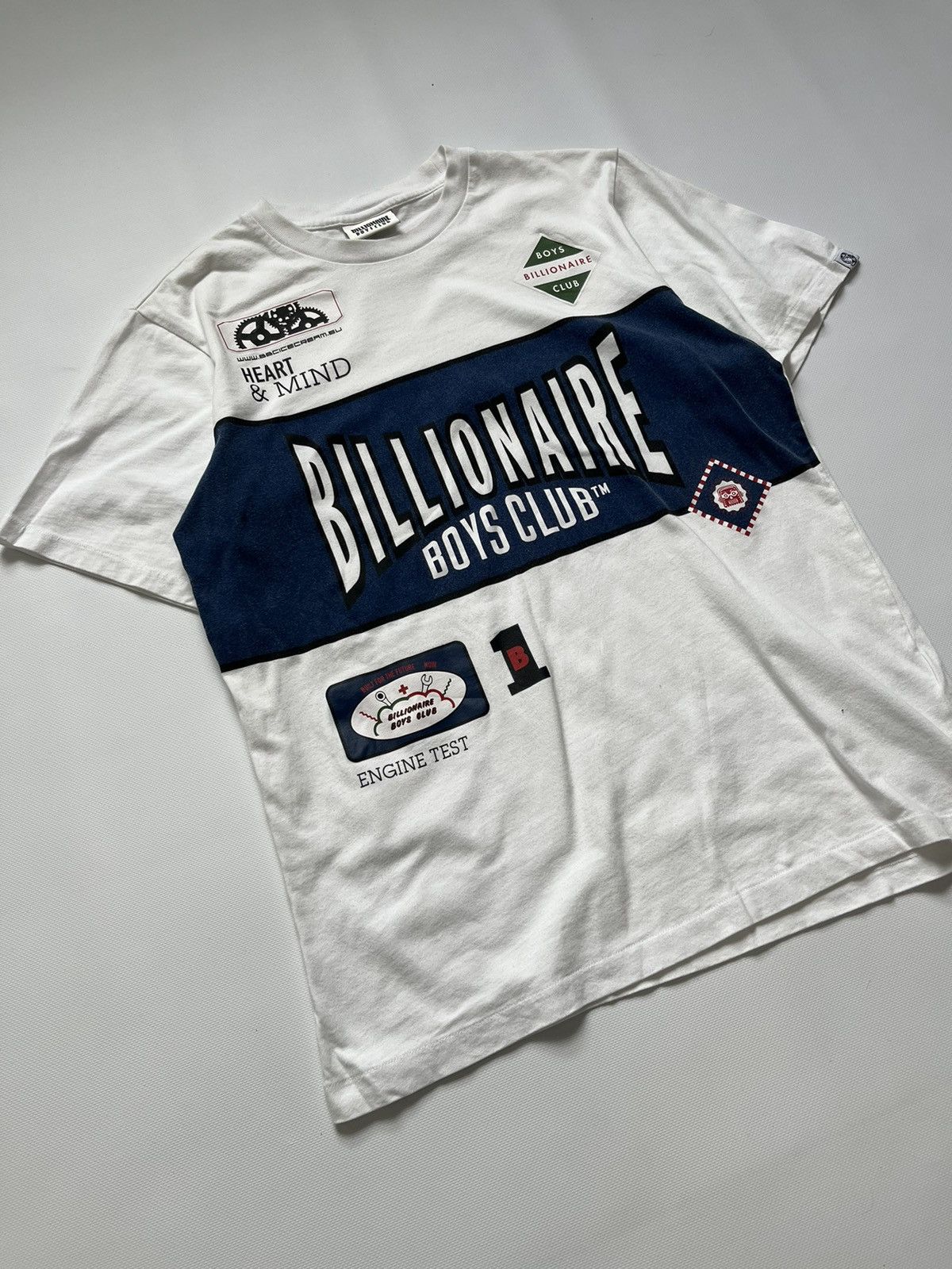 Billionaire Boys Club Billionaire Boys Club BBC Track Team Cotton Tee Shirt Size US M / EU 48-50 / 2 - 5 Thumbnail