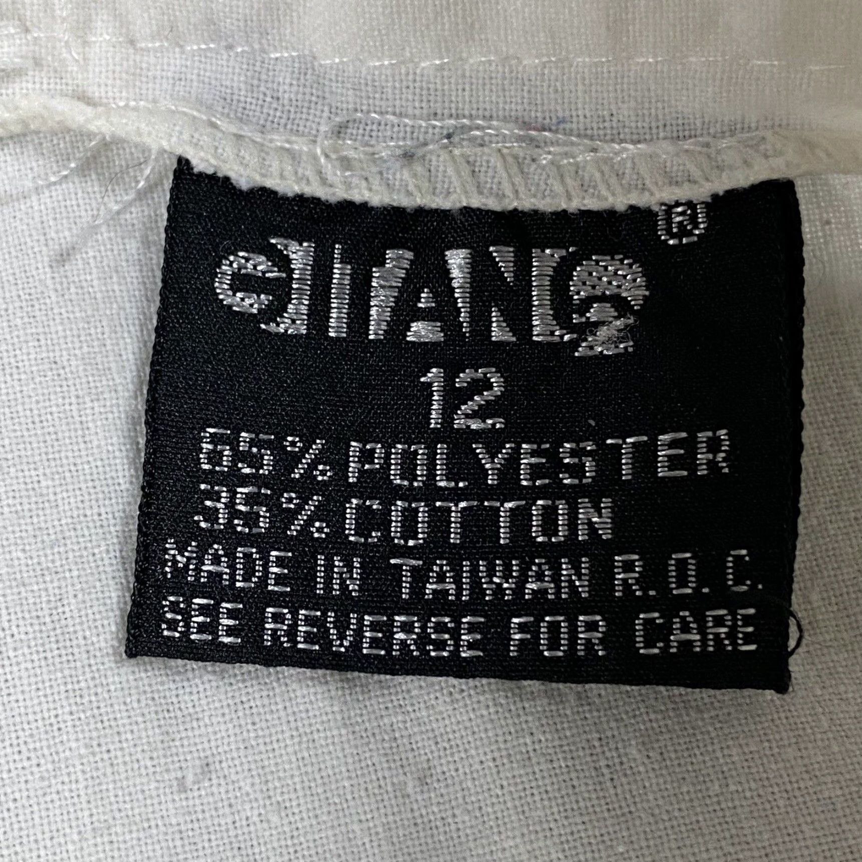 Vintage VINTAGE Gitano Women's Cargo Pants 28x28 White Lightweight Baggy Parachute 80s 90s Mens Size 28" / US 6 / IT 42 - 7 Thumbnail