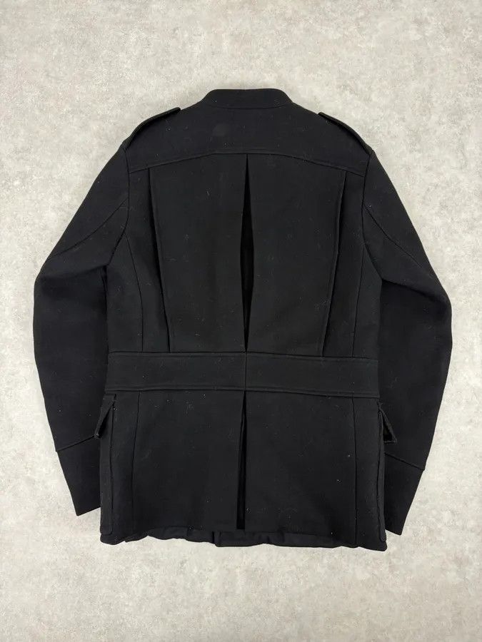 Gucci FW2003 Gucci Black Asymmetrical Buttoned Officer Classy Wool Jacket Size US S / EU 44-46 / 1 - 5 Thumbnail