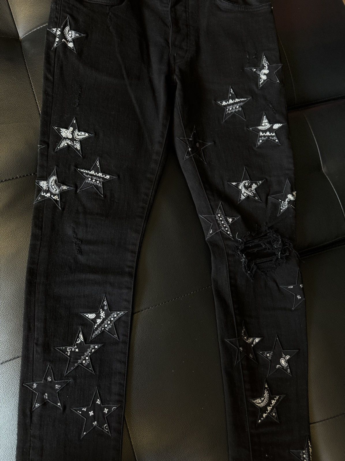 Amiri Amiri Black STAR Jeans Black Patch Size 30 Flawless 🧼 Size US 30 / EU 46 - 3 Thumbnail