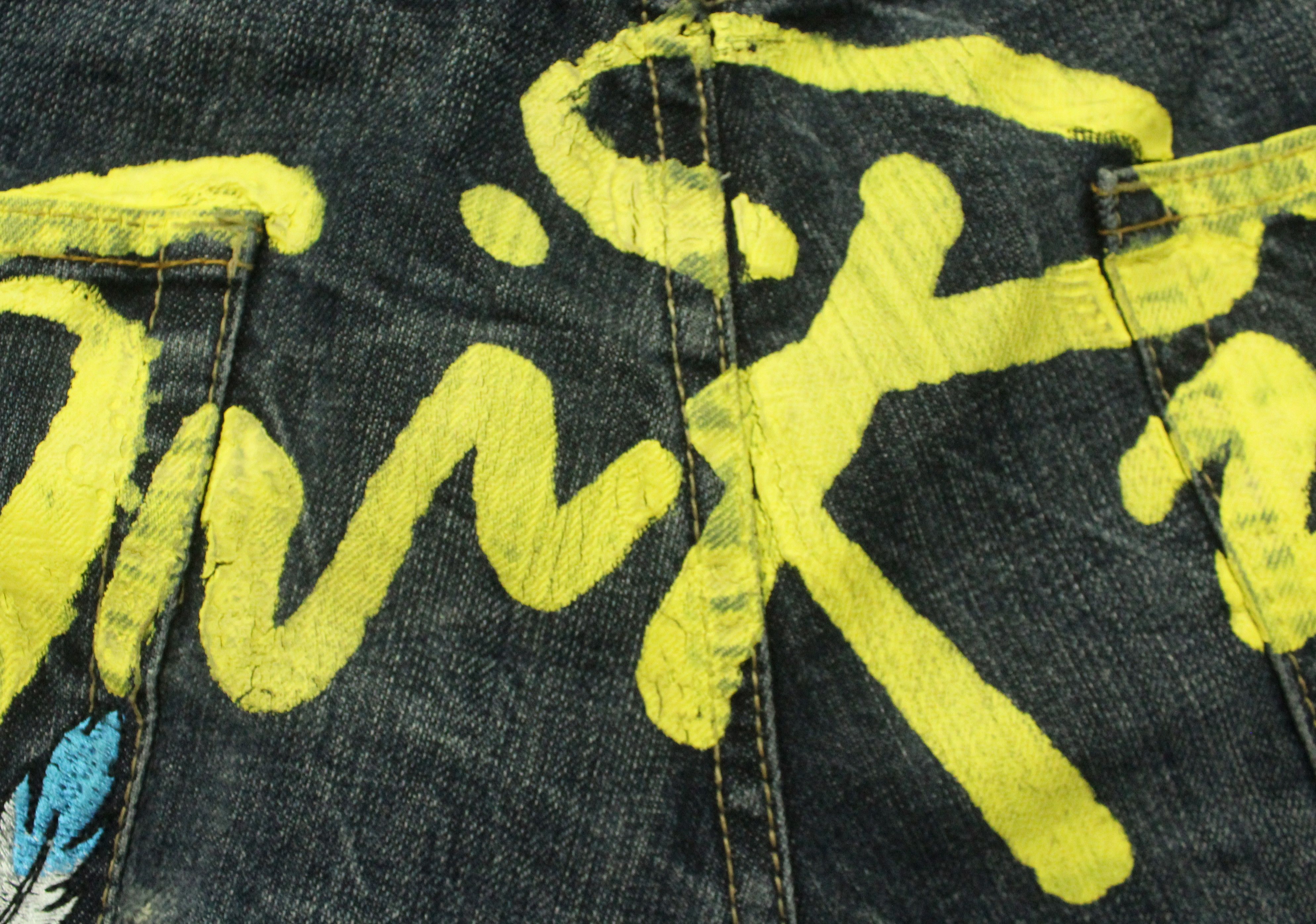 Christian Audigier × Ed Hardy × Von Dutch Embroidered Skull ORIRIN Distressed Denim Size US 36 / EU 52 - 19 Thumbnail