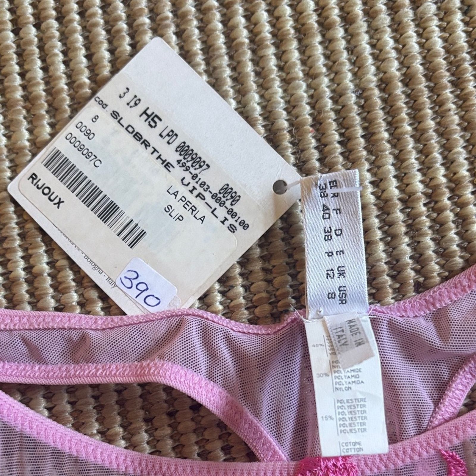 La Perla NWT La Perla Pink Floral Lace Panty Women's Size S Size ONE SIZE - 2 Thumbnail