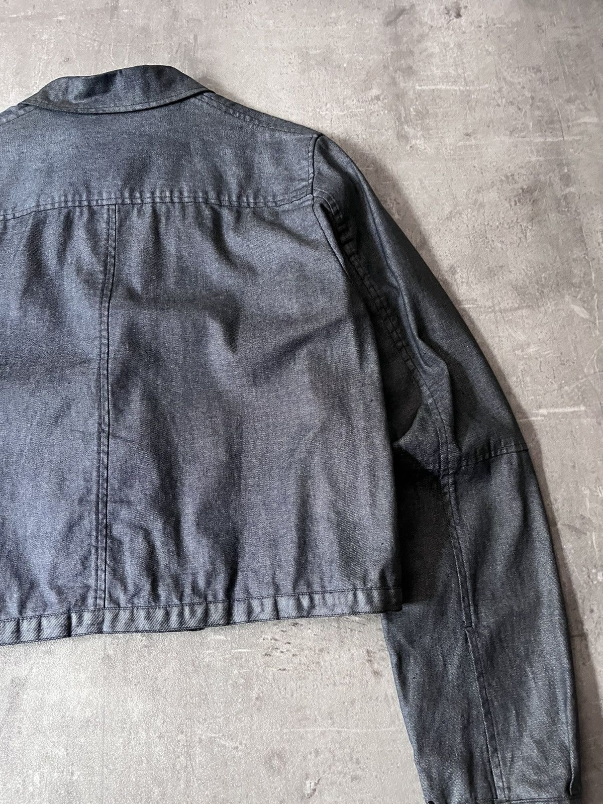 Carol Christian Poell Carol Christian Poell denim polyurethane waxed jacket 90s Size US M / EU 48-50 / 2 - 11 Thumbnail