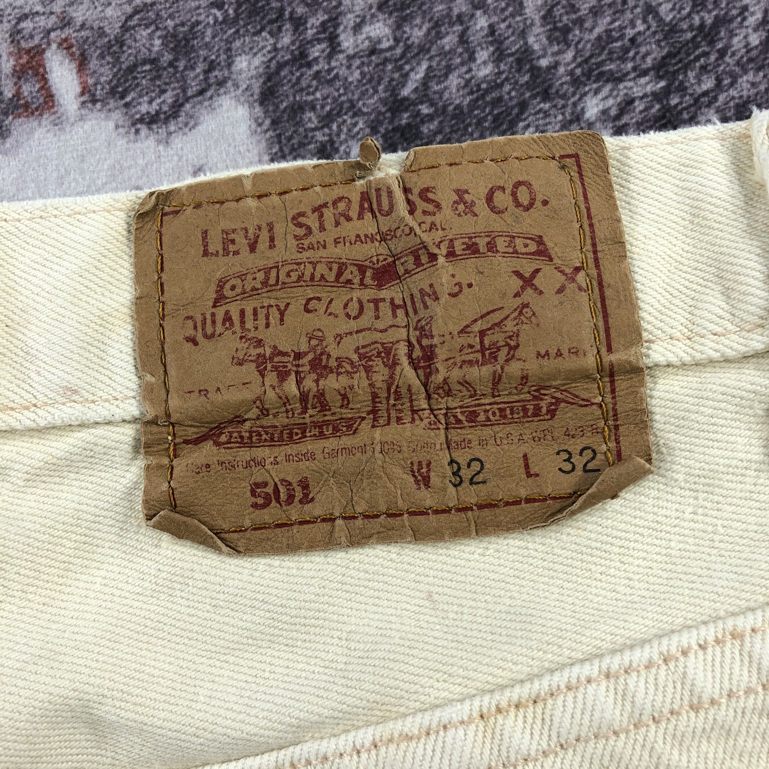 Levi's × Vintage Vintage 90s Levis 501 Jeans-JM2445 Size US 32 / EU 48 - 6 Thumbnail