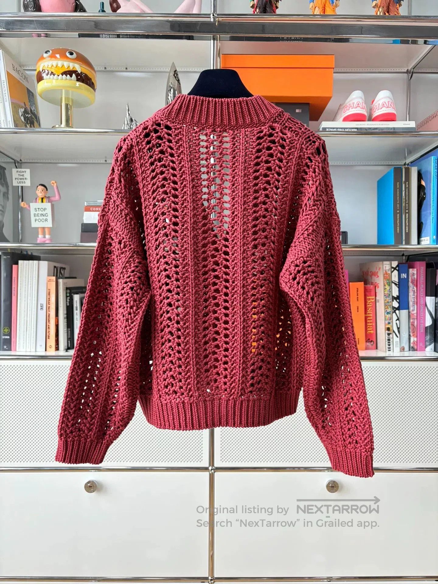 Brunello Cucinelli Brunello Cucinelli Red Cotton Cardigan. Size US S / EU 44-46 / 1 - 2 Thumbnail