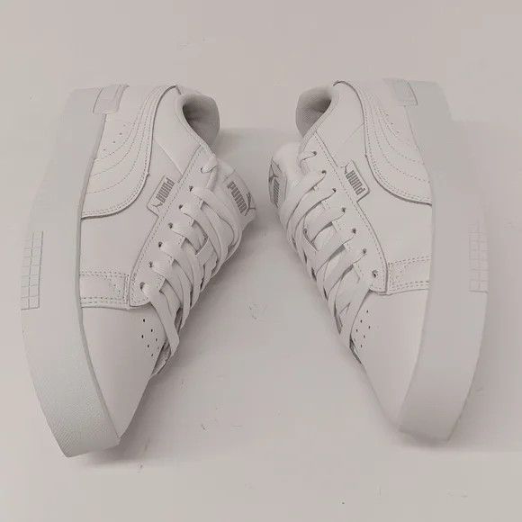 Puma Puma Women's Jada White & Silver Low Top Sneakers - US9.5 Size US 9.5 / IT 39.5 - 5 Thumbnail