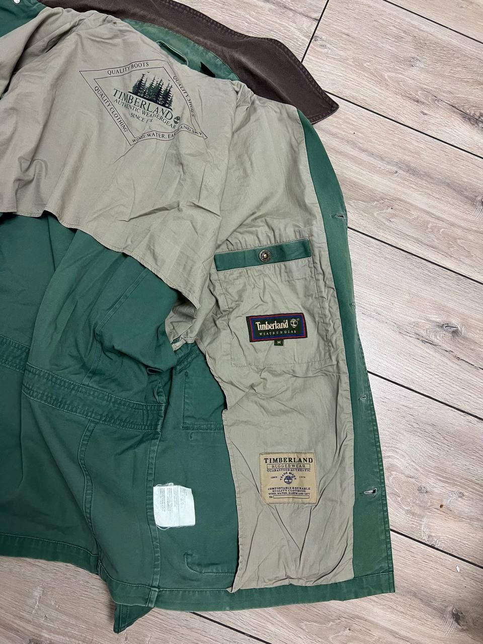 Timberland Timberland Rugged Wear Vintage Cotton Workwear Cargo Jacket Size US M / EU 48-50 / 2 - 10 Thumbnail