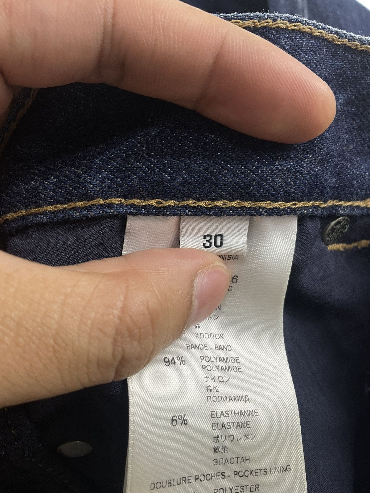 Givenchy Givenchy Tape Logo Jeans Size US 30 / EU 46 - 10 Thumbnail