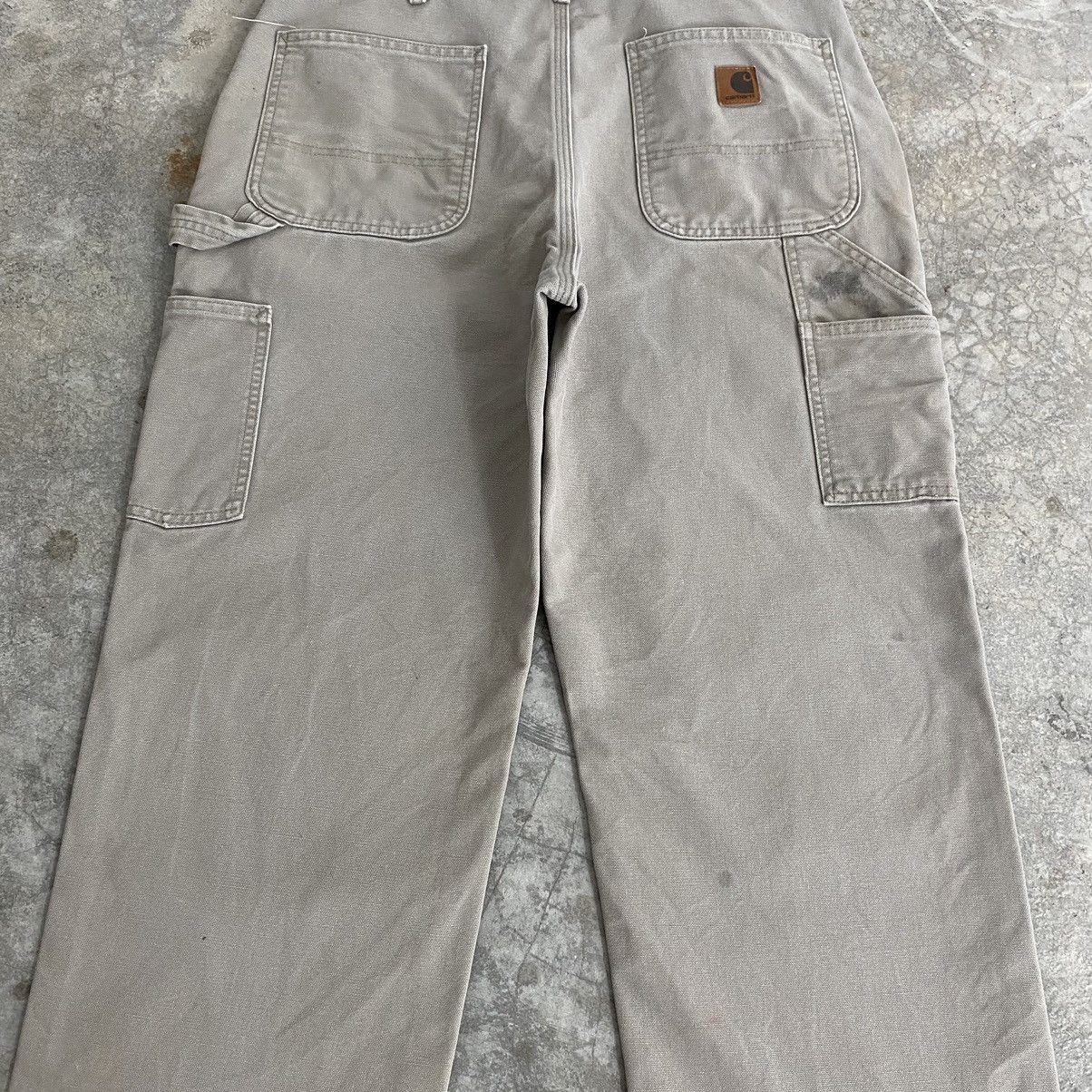 Carhartt × Vintage Vintage Carhartt Desert Grey Carpenter Workwear Pants Size US 33 - 19 Thumbnail