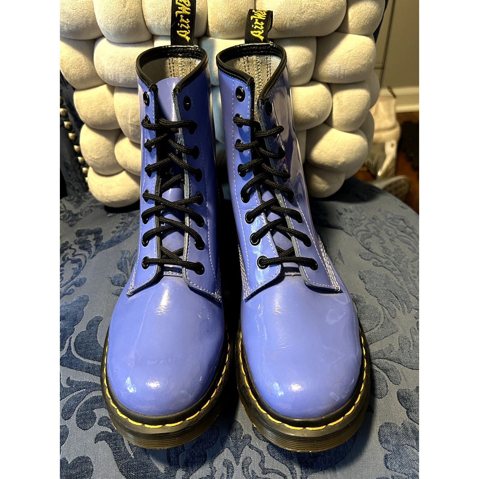 Dr. Martens Dr Martens 1460 Hyacinth Blue Patent Leather size 8/EU 39 Size US 8 / IT 38 - 3 Thumbnail