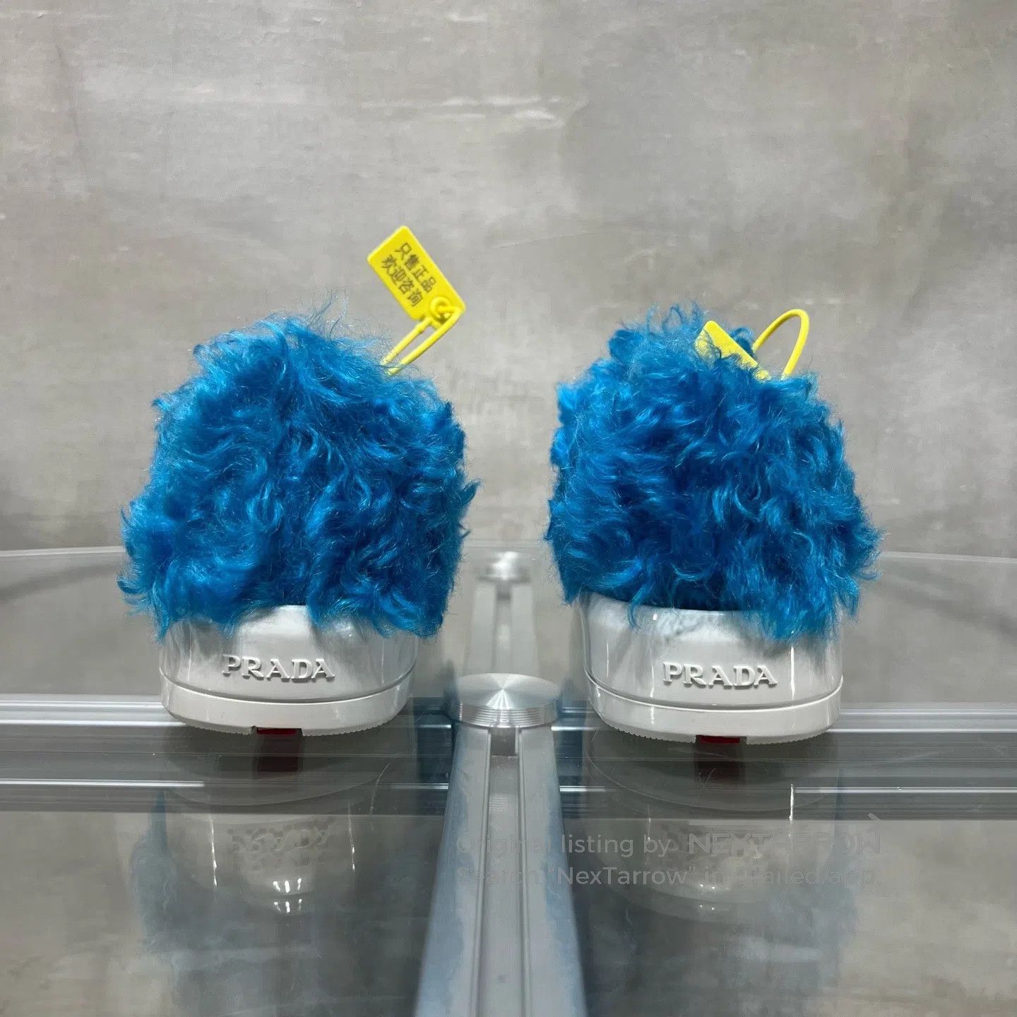 Prada Prada Blue plush board shoes Size US 5.5 / IT 35.5 - 6 Thumbnail