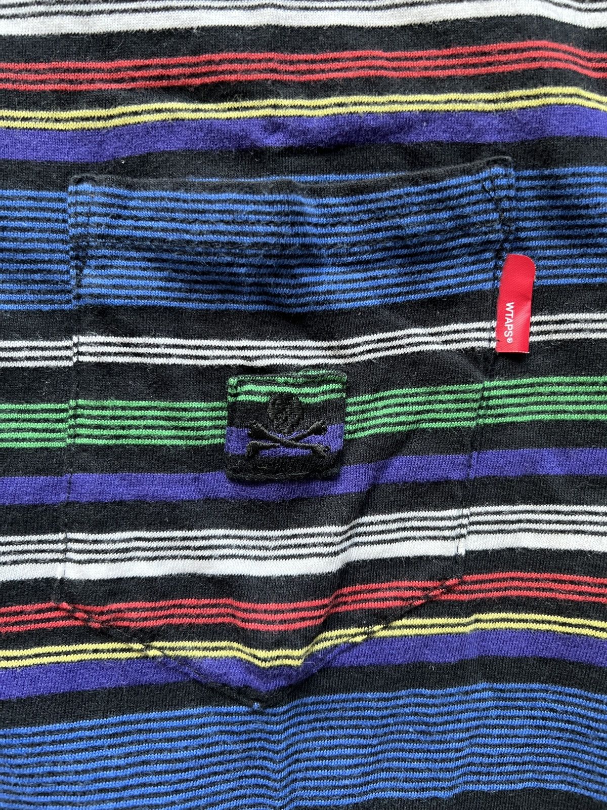 Wtaps Wtaps Stripe Pocket Tee 2004 Size US XL / EU 56 / 4 - 5 Thumbnail