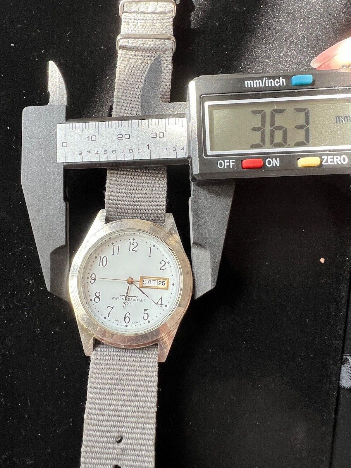 Designer Nato Watch Working With Day And Date Easy To Read Size ONE SIZE - 2 Thumbnail