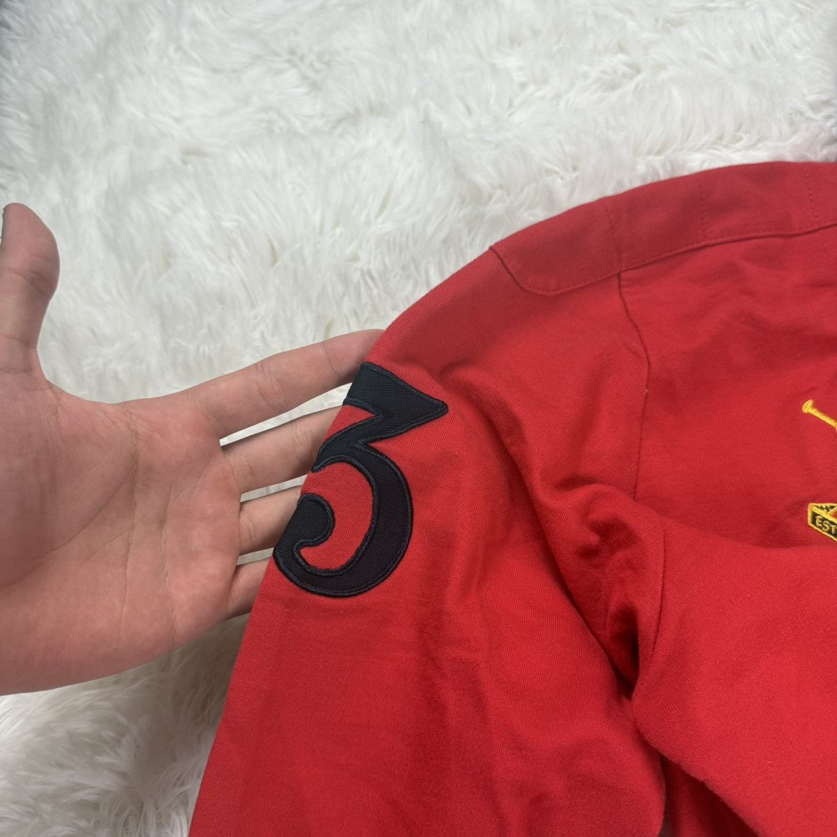 Vintage Polo Ralph Lauren Vintage Regby Sweatshirt 00s Old Money Size US M / EU 48-50 / 2 - 10 Thumbnail
