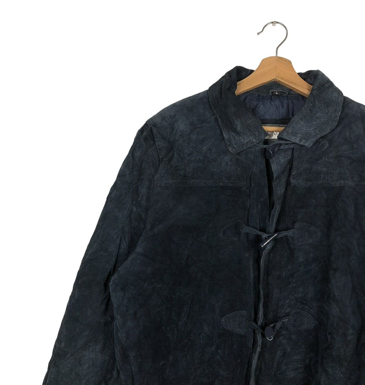 Japanese Brand 🔥VINTAGE GENUINE LEATHER JACKET BIKER VIA NUOVA ISSEY MIYAKE Size US L / EU 52-54 / 3 - 7 Thumbnail