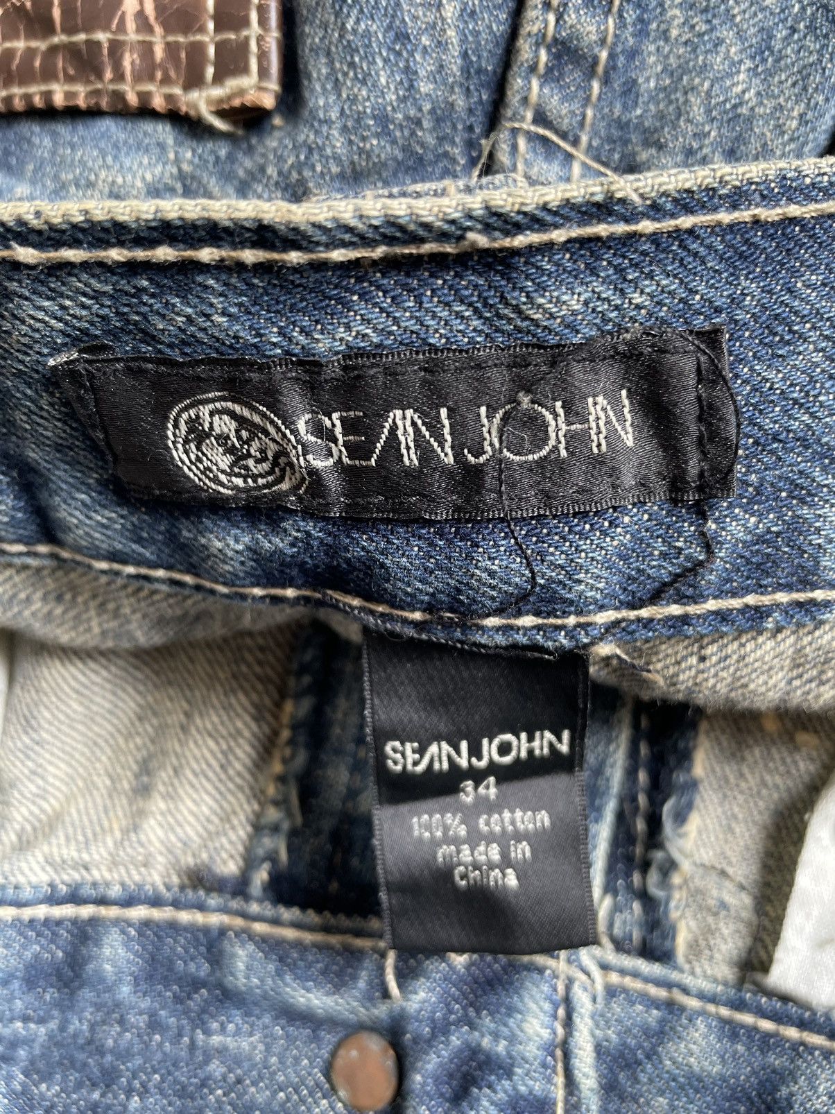 JNCO × Sean John Sean John Faded Wash Denim Size US 35 - 17 Thumbnail