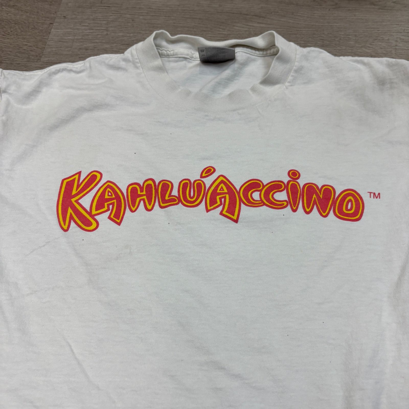 Vintage Vintage 90s Kahluaccino Single Stitch T Shirt Men's Large Size US L / EU 52-54 / 3 - 10 Thumbnail