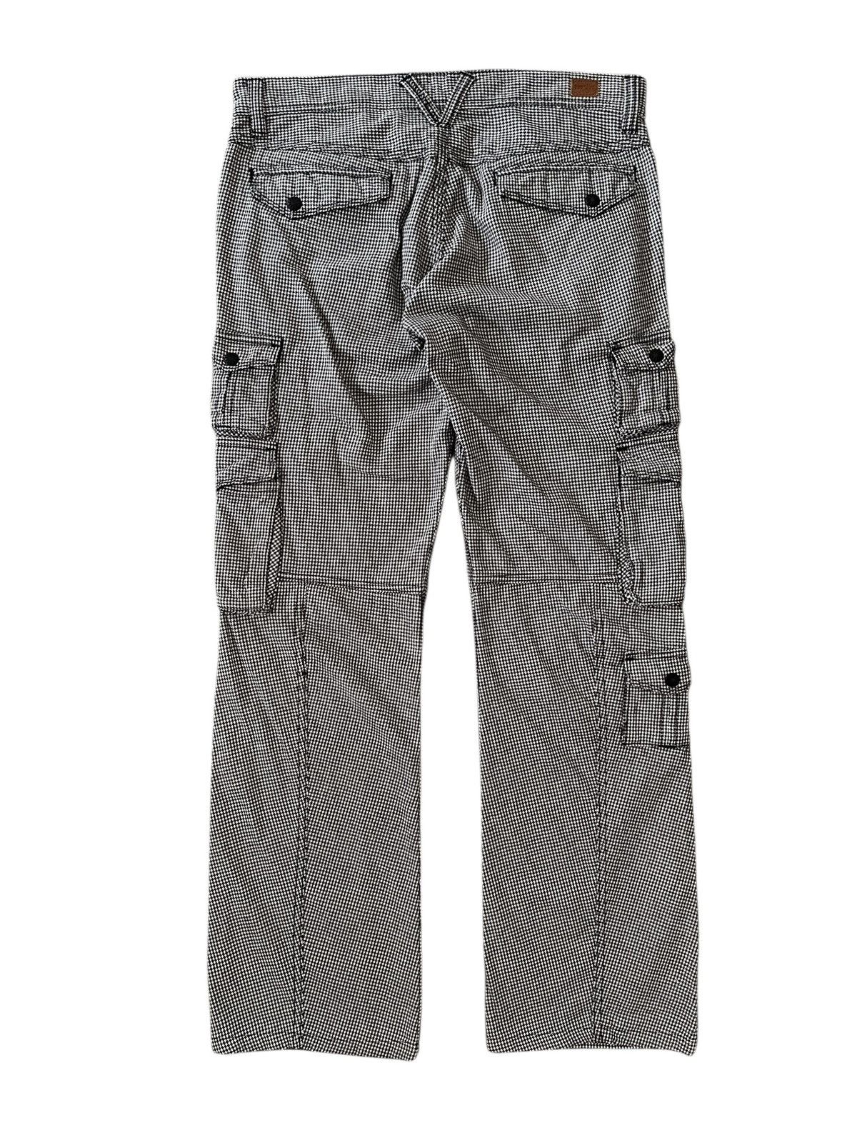 Nicole Club Nicole Club For Men Houndstooth Flare Cargo Pants Size US 35 - 2 Thumbnail