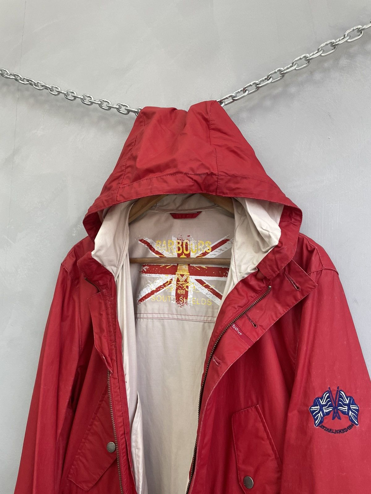 Barbour Barbour casual y2k South Shield rain jacket Size US M / EU 48-50 / 2 - 11 Thumbnail