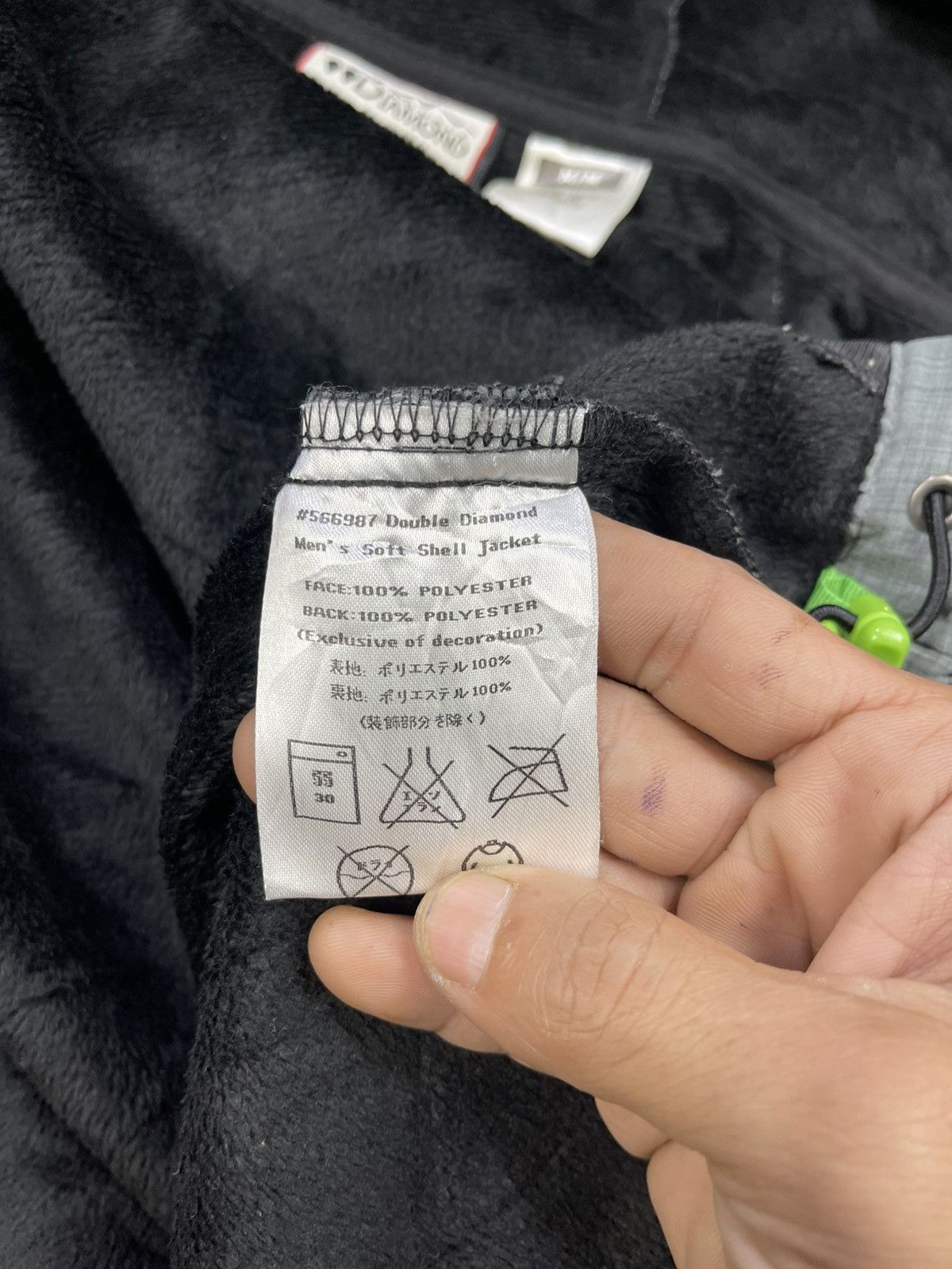 Japanese Brand Double Diamond Softshell Neon Grey Jacket Size US M / EU 48-50 / 2 - 13 Thumbnail