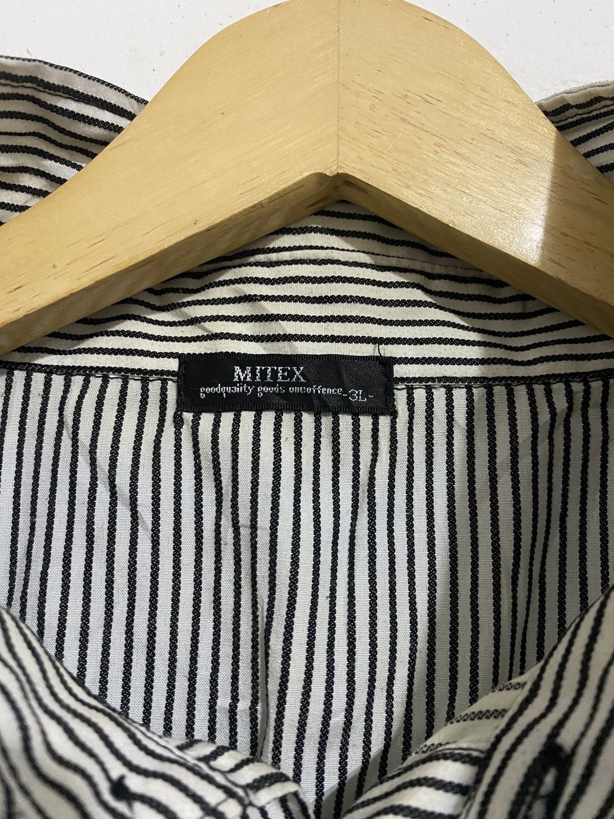 If Six Was Nine × Japanese Brand × Le Grande Bleu (L.G.B.) Mitex japanese double collar ifsixwasnine lgb styled Size US XL / EU 56 / 4 - 6 Thumbnail