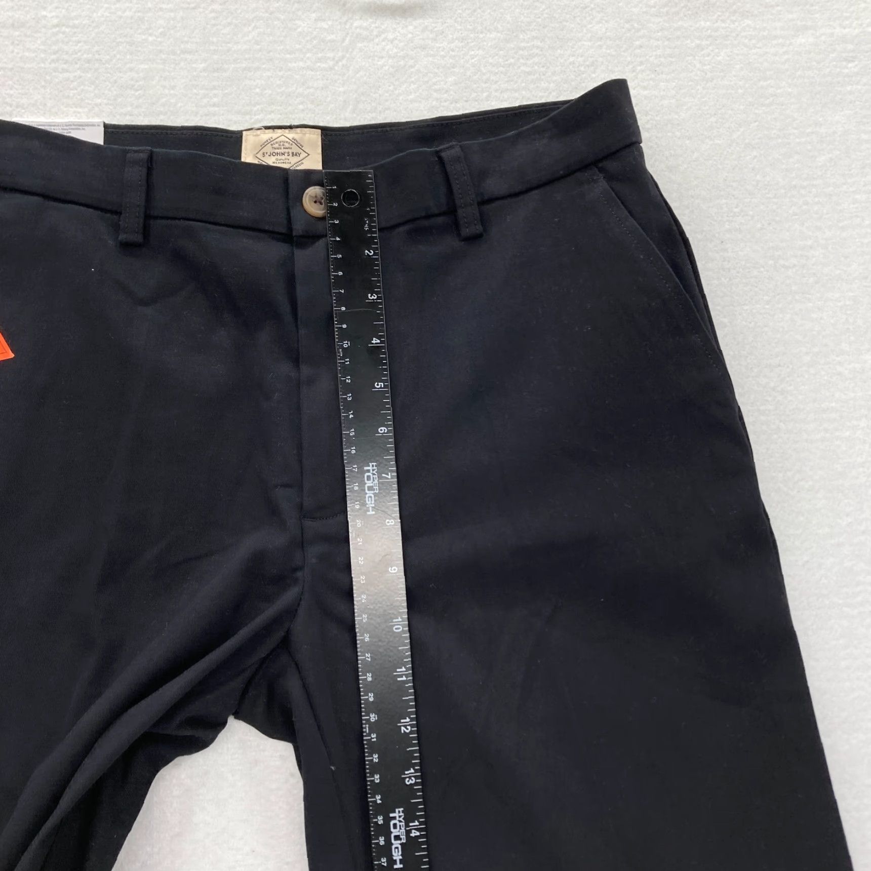 Vintage St Johns Bay Easy Care Pants Mens 32x32 Black Stretch Fabric Classic Fit Chino Pants Size US 32 / EU 48 - 6 Thumbnail