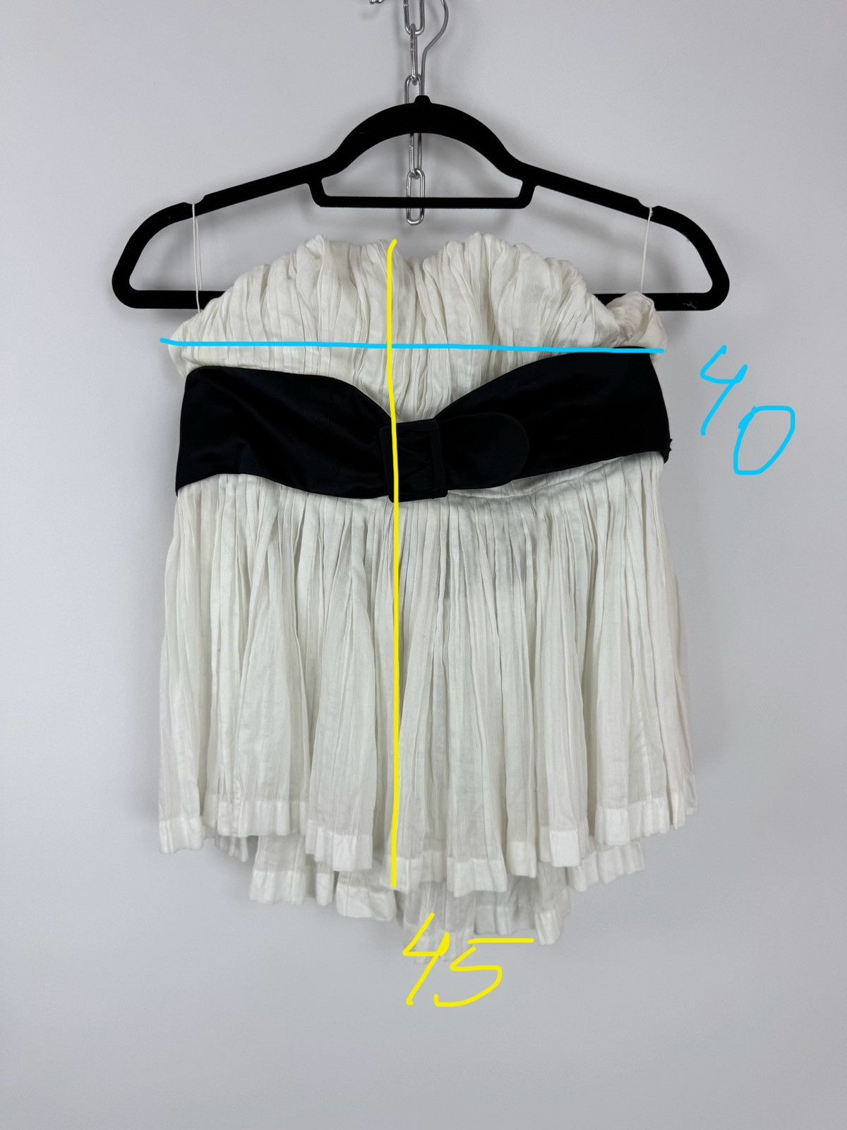 Chanel Chanel pleated top sleeve less corset Women’s size 40 Size M / US 6-8 / IT 42-44 - 14 Thumbnail