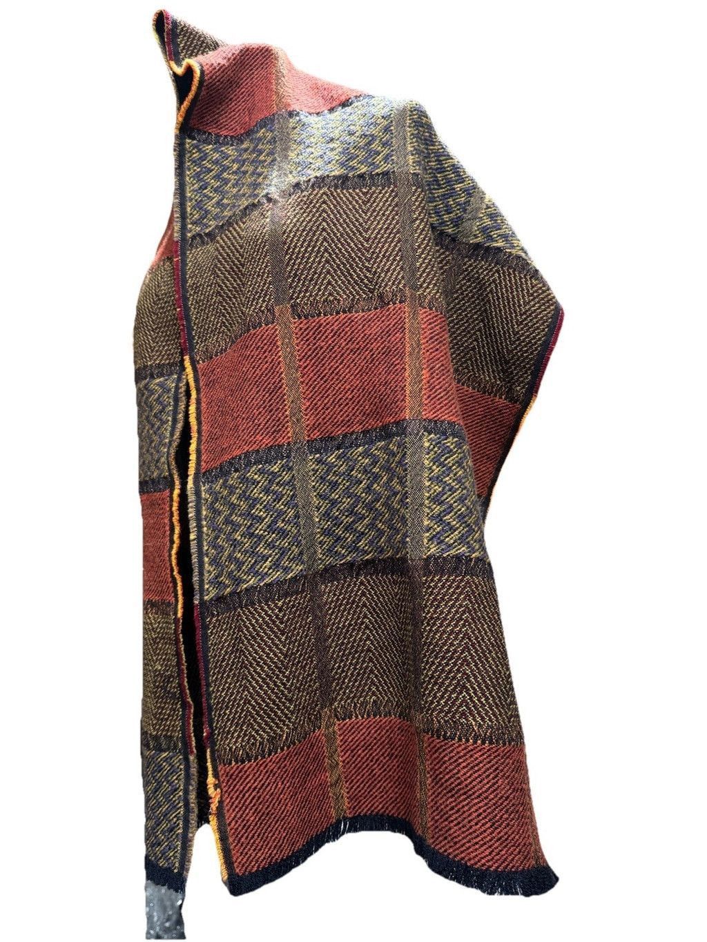 Etro Etro Milano Lama Wool Chevron Print Scarf /Shawl MRSP $1090 Size ONE SIZE - 2 Thumbnail