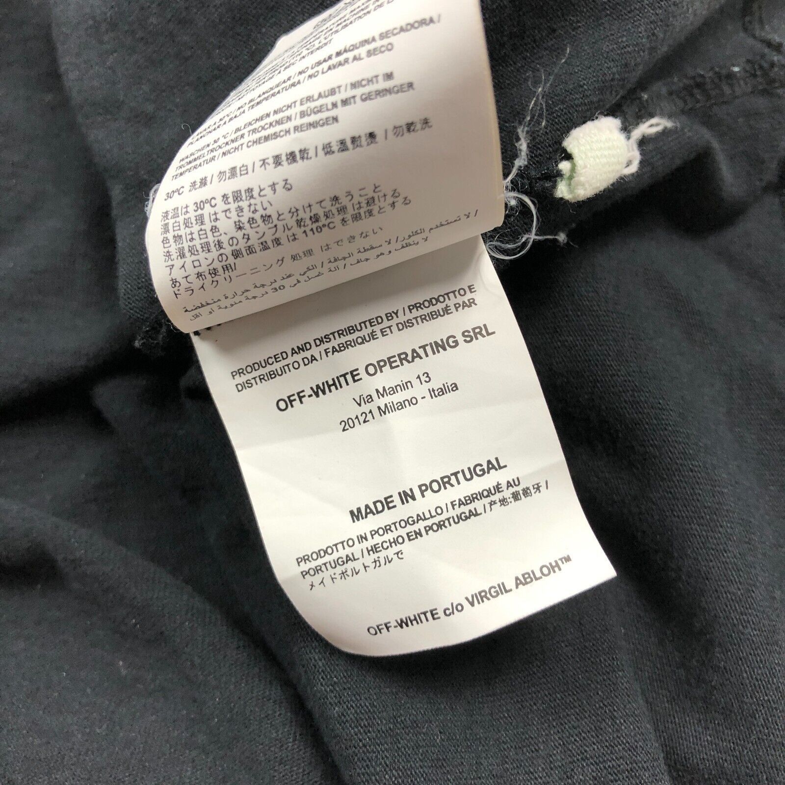 Off-White Off White Orange Block Logo Black Tee T Shirt size Medium M Size US M / EU 48-50 / 2 - 8 Thumbnail