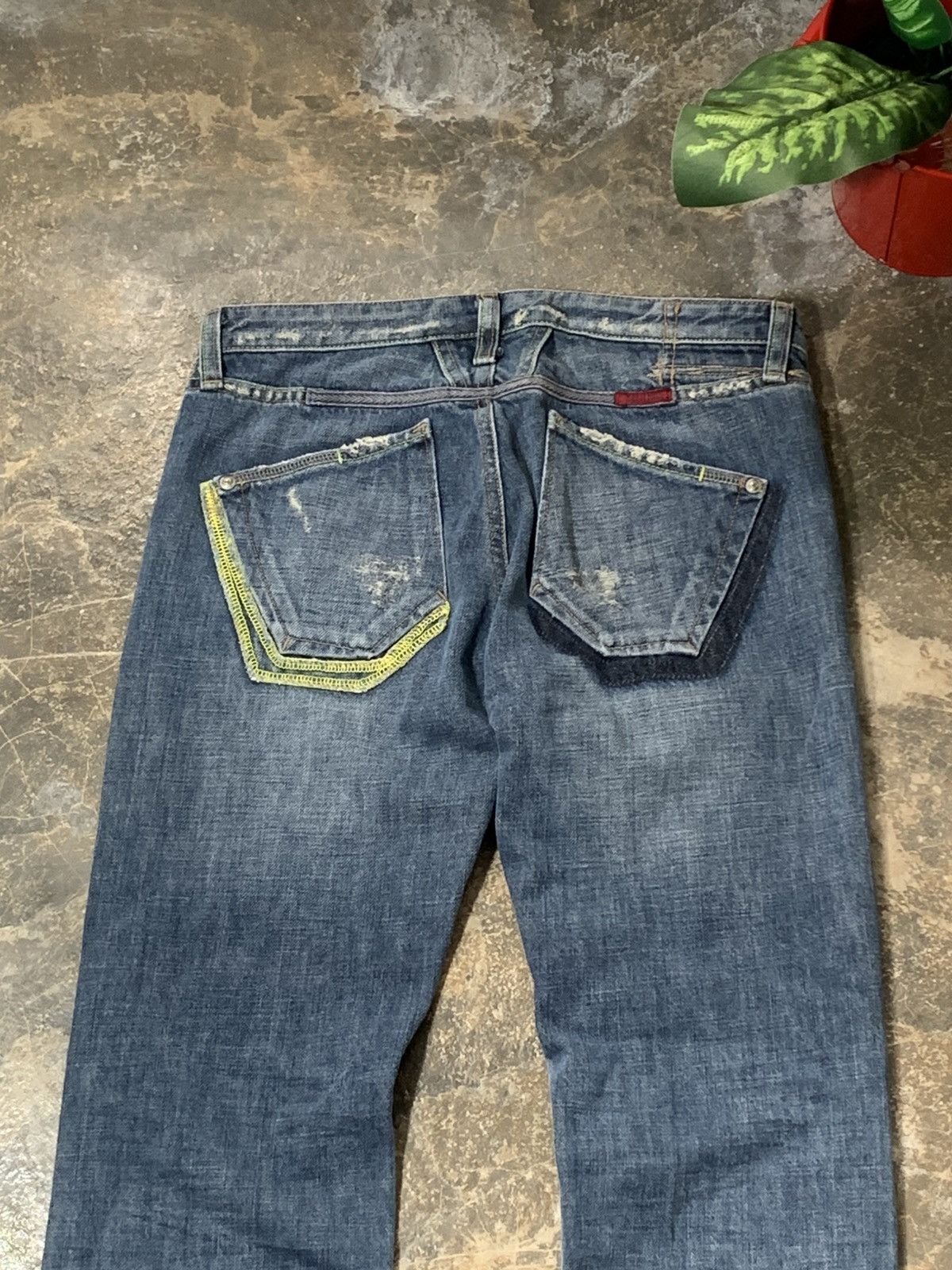 Marithe + Francois Girbaud Marithe Francois Girbaud Distress Jeans Size 29" - 5 Thumbnail