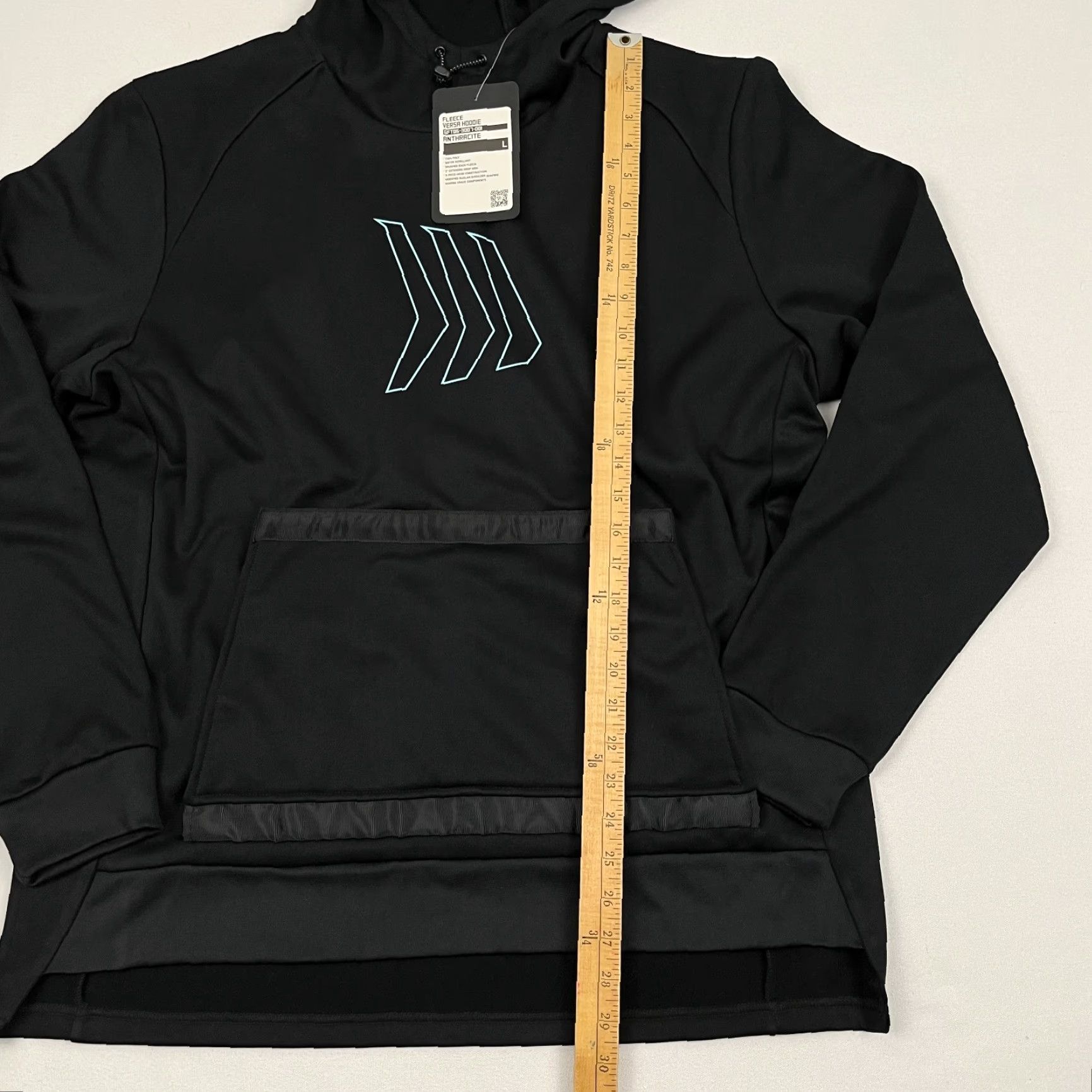 Vintage Gillz Versa Hoodie Men L Black Fleece Front Storage Pouch Handwarmer NEW Size US L / EU 52-54 / 3 - 5 Thumbnail