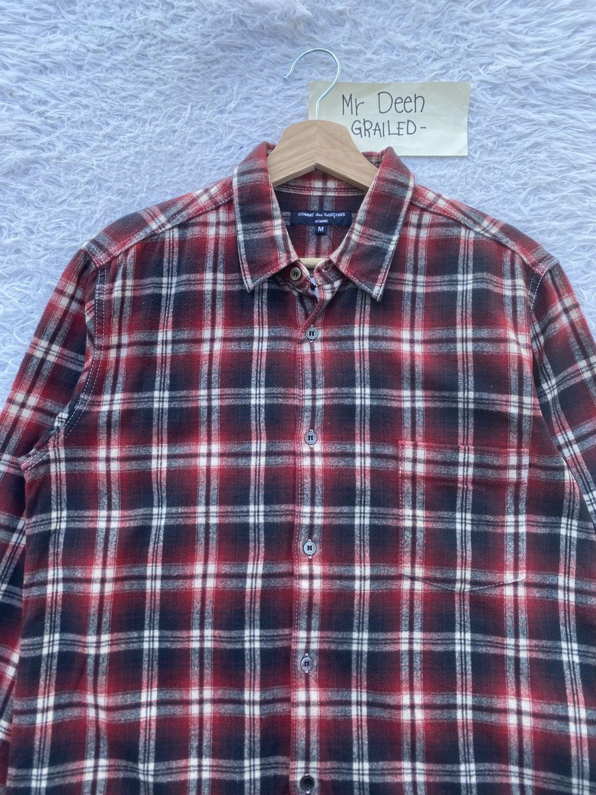 Comme des Garcons Homme Rare Comme Des Garcons Homme Longsleeve Flannel Size US M / EU 48-50 / 2 - 7 Thumbnail