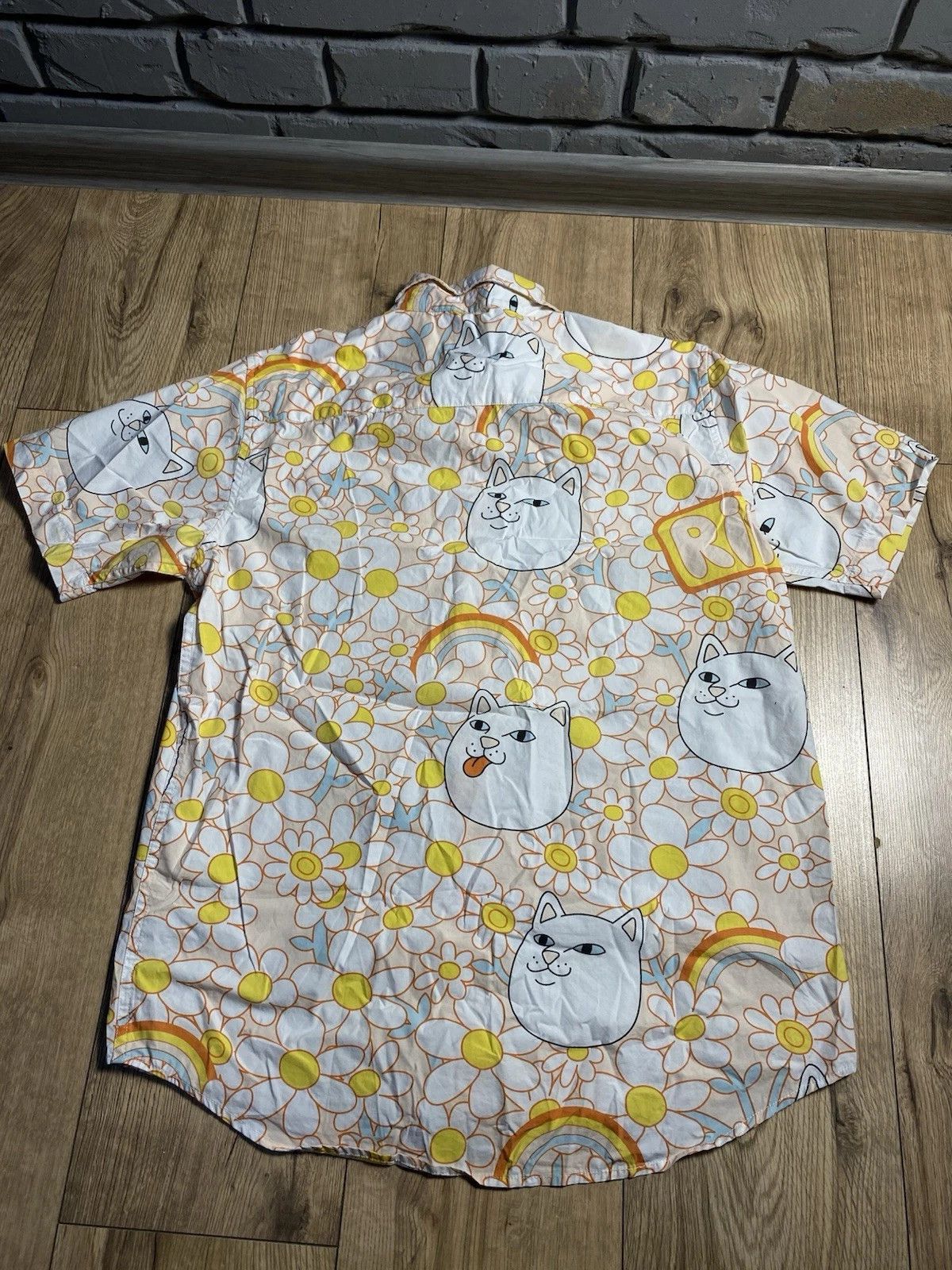 RIPNDIP RipNDip Short Sleeve Button Up Cotton Shirt Mens Size US M / EU 48-50 / 2 - 3 Thumbnail