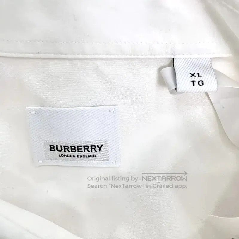 Other Burberry White Cotton Long Sleeve Shirt. Size XL / US 12-14 / IT 48-50 - 5 Thumbnail