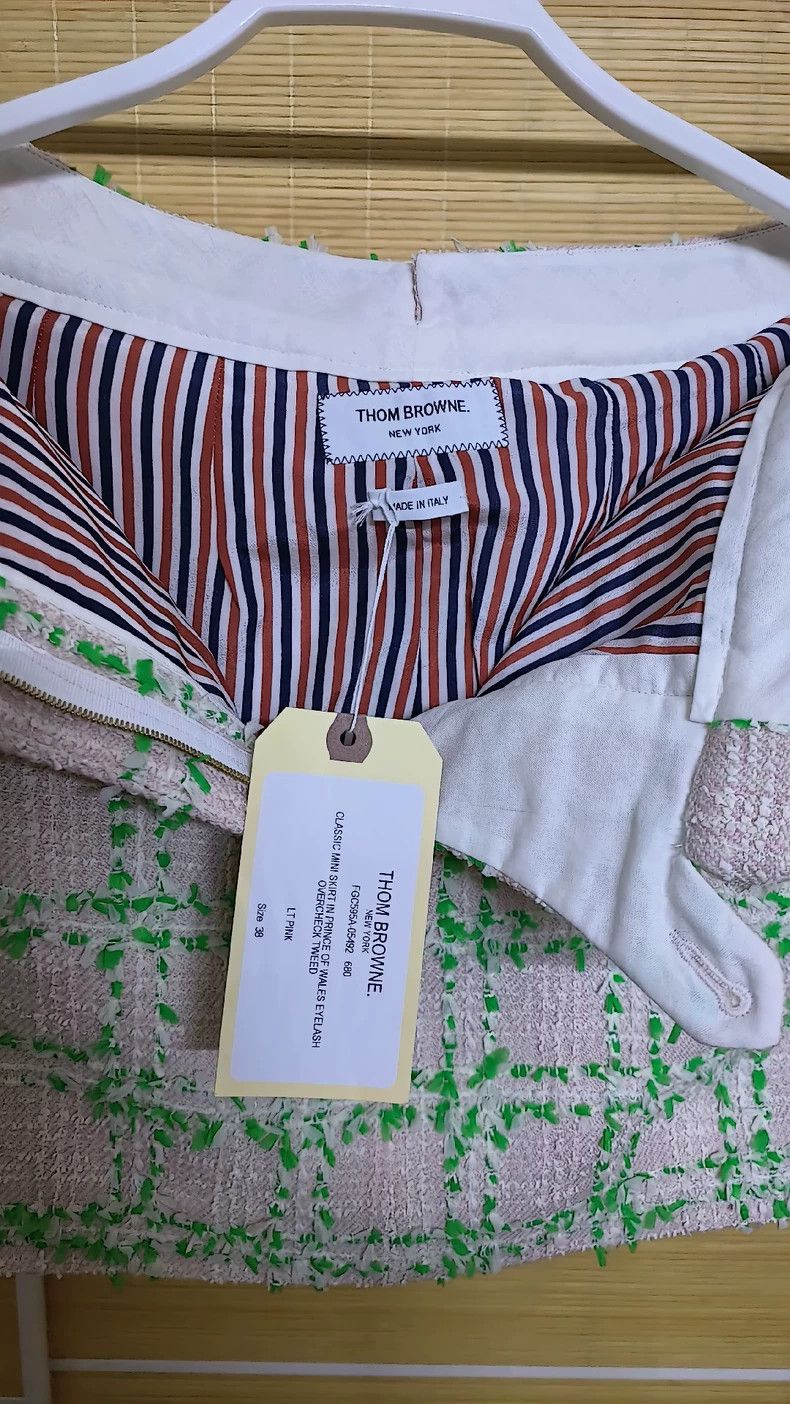 Thom Browne Thom Browne Pale pink checkered skirt Size 25" / US 0 / IT 36 - 7 Thumbnail