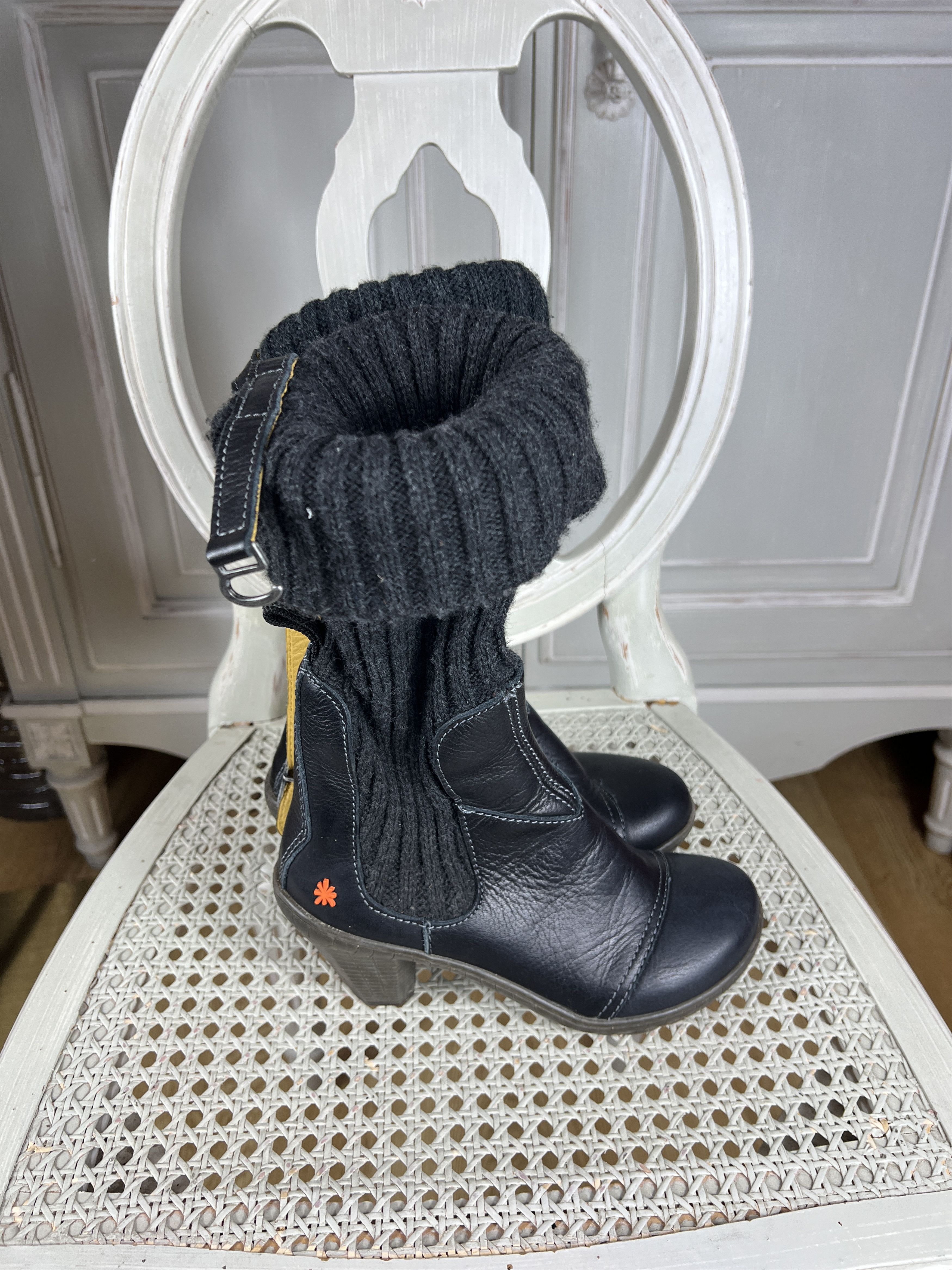 If Six Was Nine THE ART COMAPANY BOOTS WOOL LEATHER Size US 6 / IT 36 - 1 Thumbnail