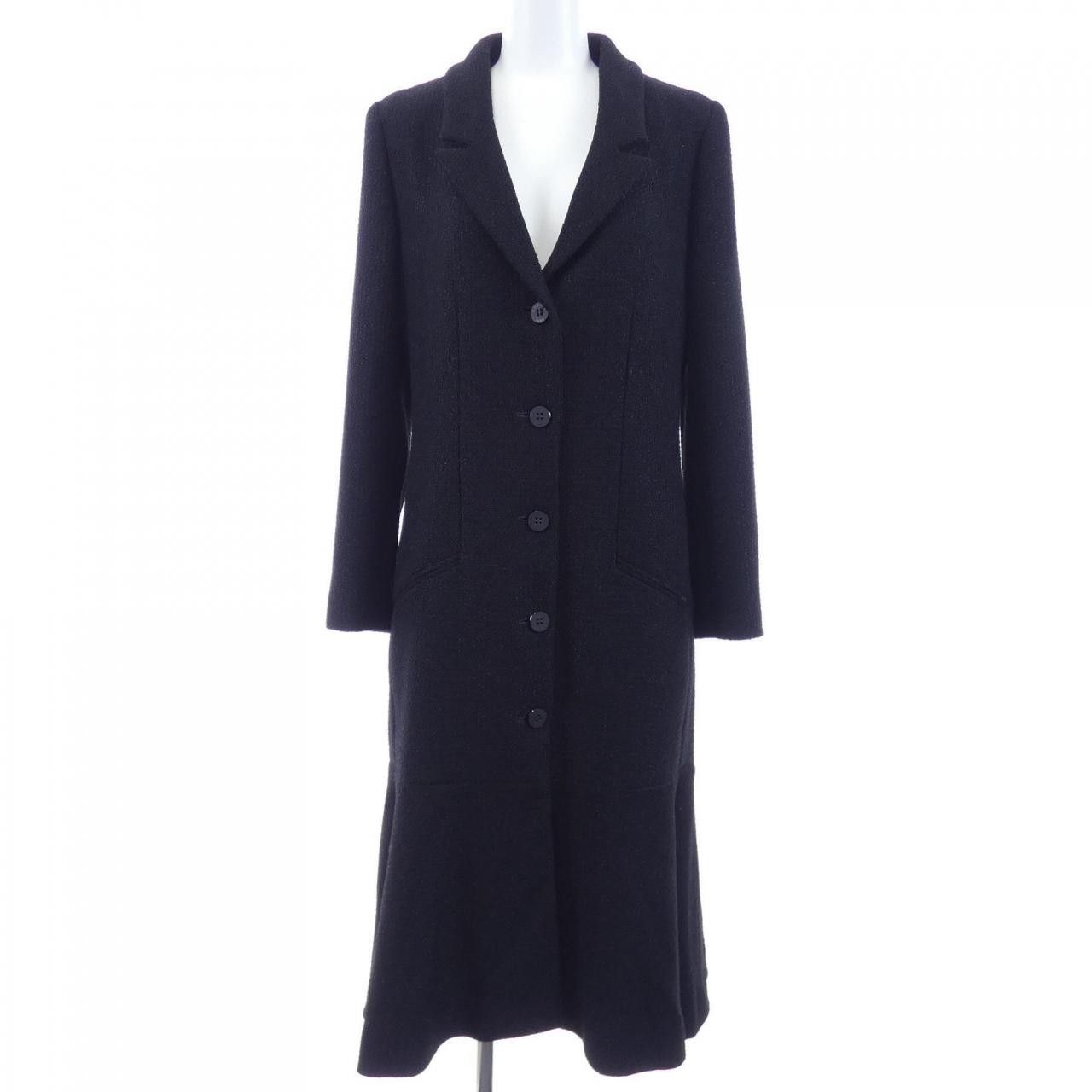 Chanel Chanel Chanel Wool Coat Textile Outerwear P18017V10311 DUTY FREE for USA Size ONE SIZE - 1 Thumbnail