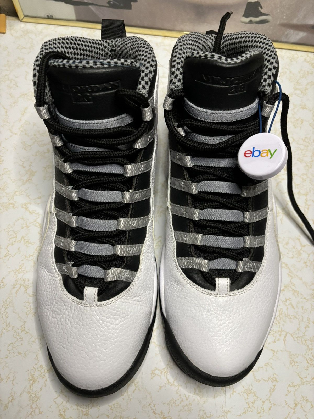 Jordan Brand Air Jordan 10 Retro 2013 Steel 2013 Size US 13 / EU 46 - 2 Thumbnail