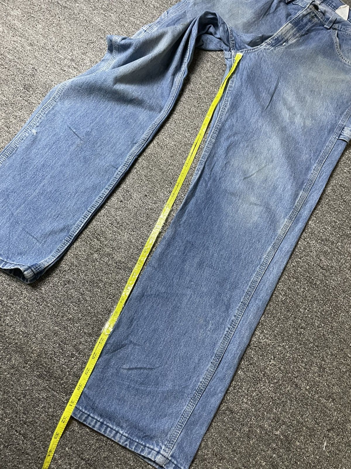 Japanese Brand × Vintage KEY Brand Carpenter Loose Fit Jeans (117) Size US 31 - 5 Thumbnail