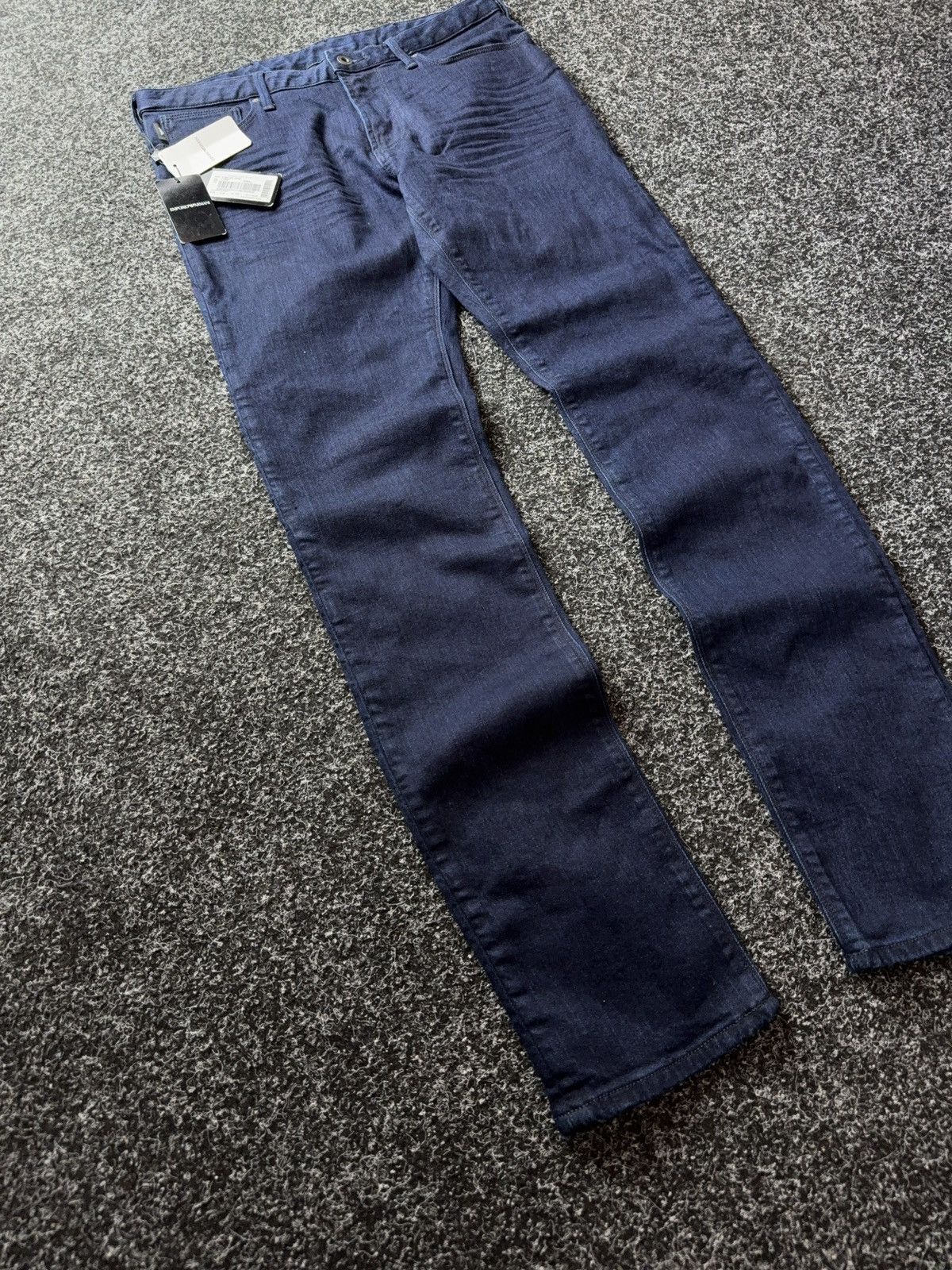 Emporio Armani NWT 00s Luxury Emporio Armani J06 Slim Fit Jeans Dark Blue Size US 30 / EU 46 - 2 Thumbnail