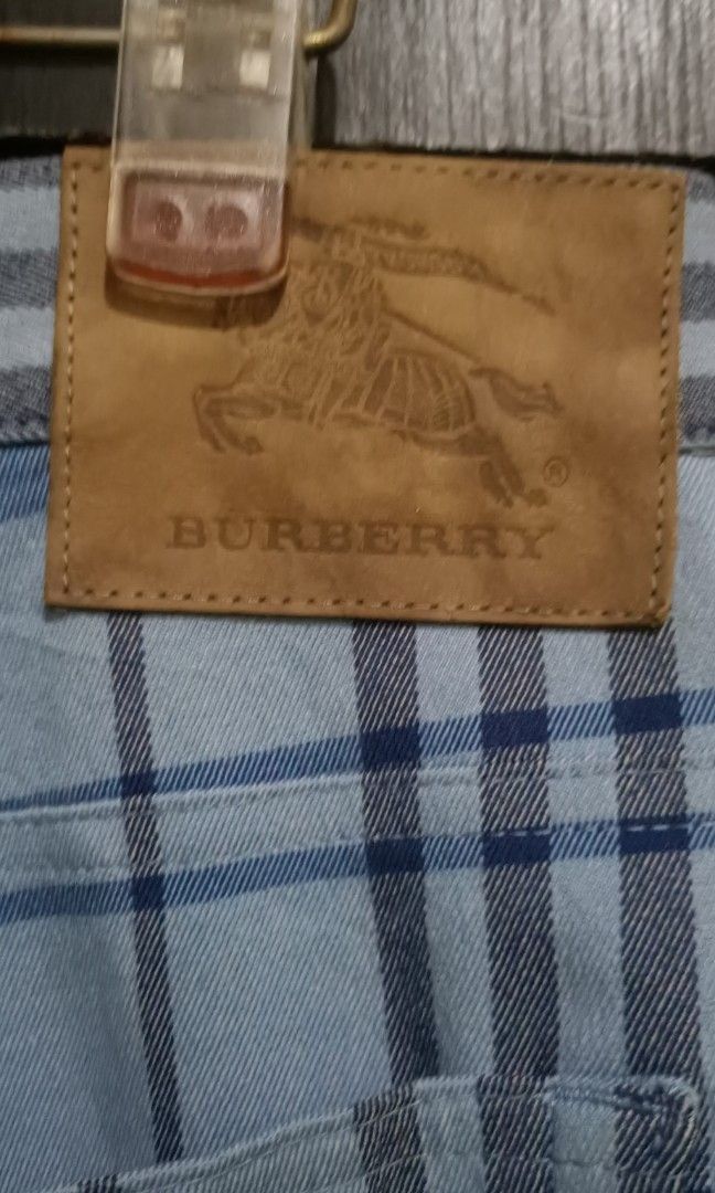 Burberry Burberry Nova Check Trousers OG Blue Plaid 36R Size US 36 / EU 52 - 7 Thumbnail