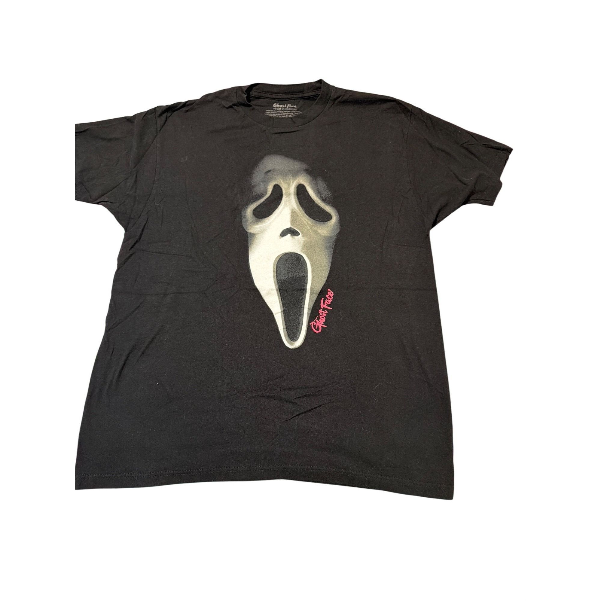 Other Ghost Face T Shirt Black Iconic Halloween Horror Scary Front Size US XL / EU 56 / 4 - 1 Thumbnail