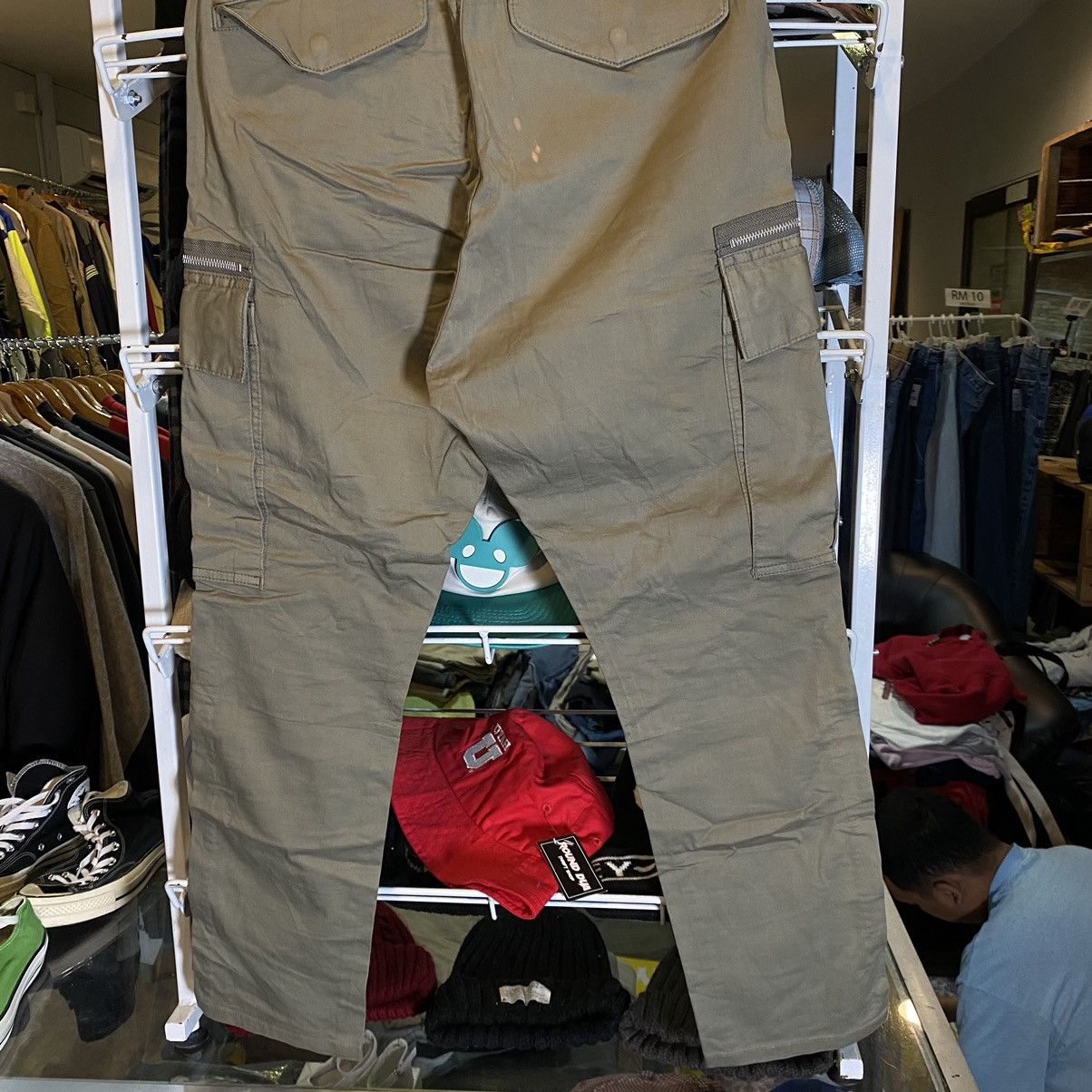 CABANE de ZUCCa × Issey Miyake × Japanese Brand Cabane de zucca Asymmetrical zipper fly Cargo Size US 30 / EU 46 - 10 Thumbnail