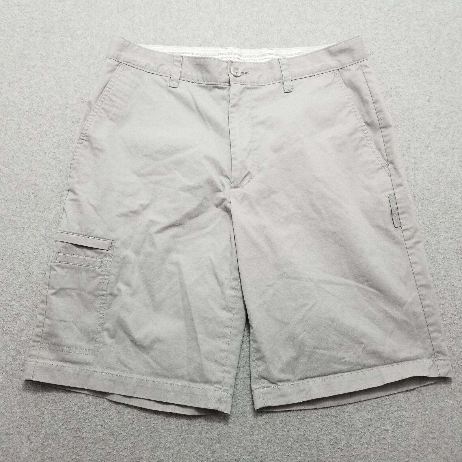 Greg Norman Greg Norman Shorts Mens 32 Gray Casual Pockets Chino Outdoor Size US 32 / EU 48 - 1 Thumbnail